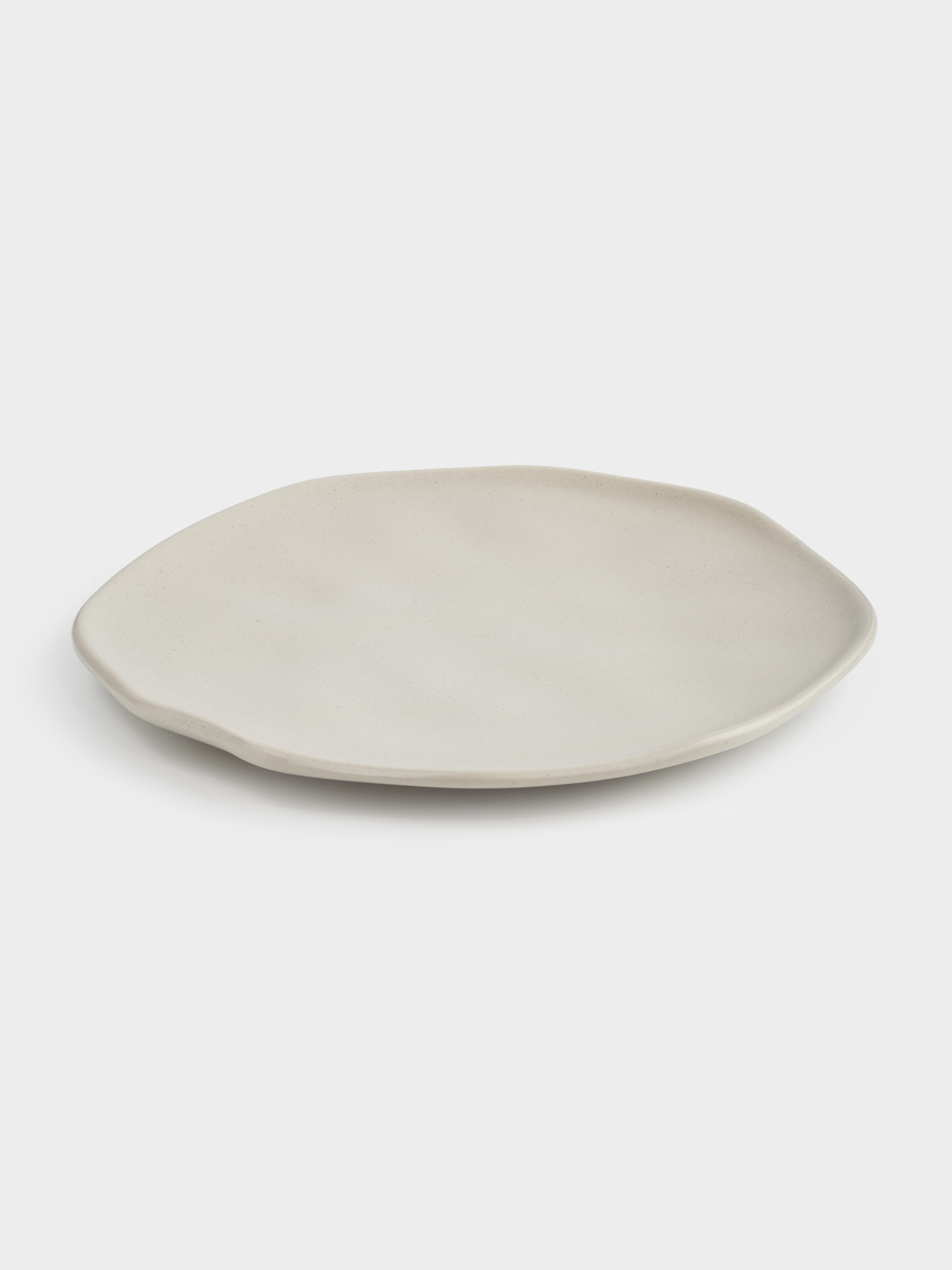 Dinner plate, 27 cm, ceramic, beige, Crumpled effect, Crumple creme, image-4