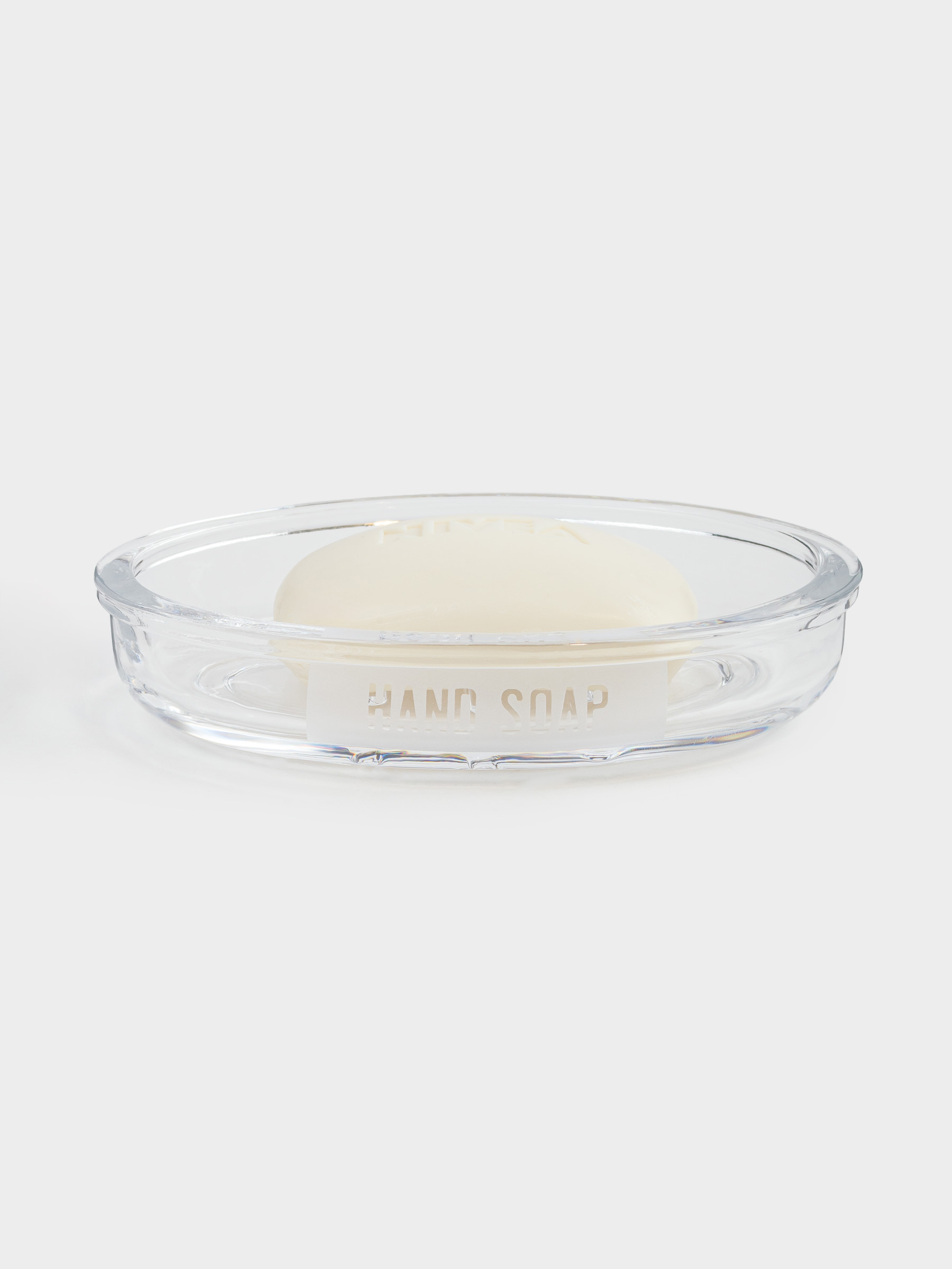 Soap dish, 15x10 cm, glass, oval, Lunt, image-3