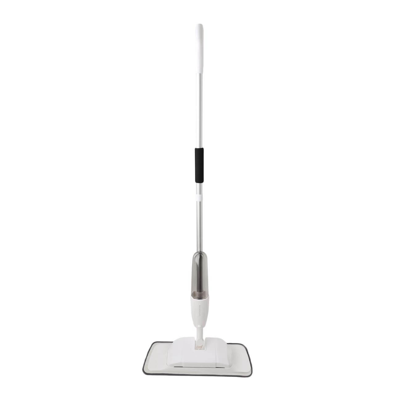 Mop, with spray gun, with garbage collector, trapezoid, white, Mop light