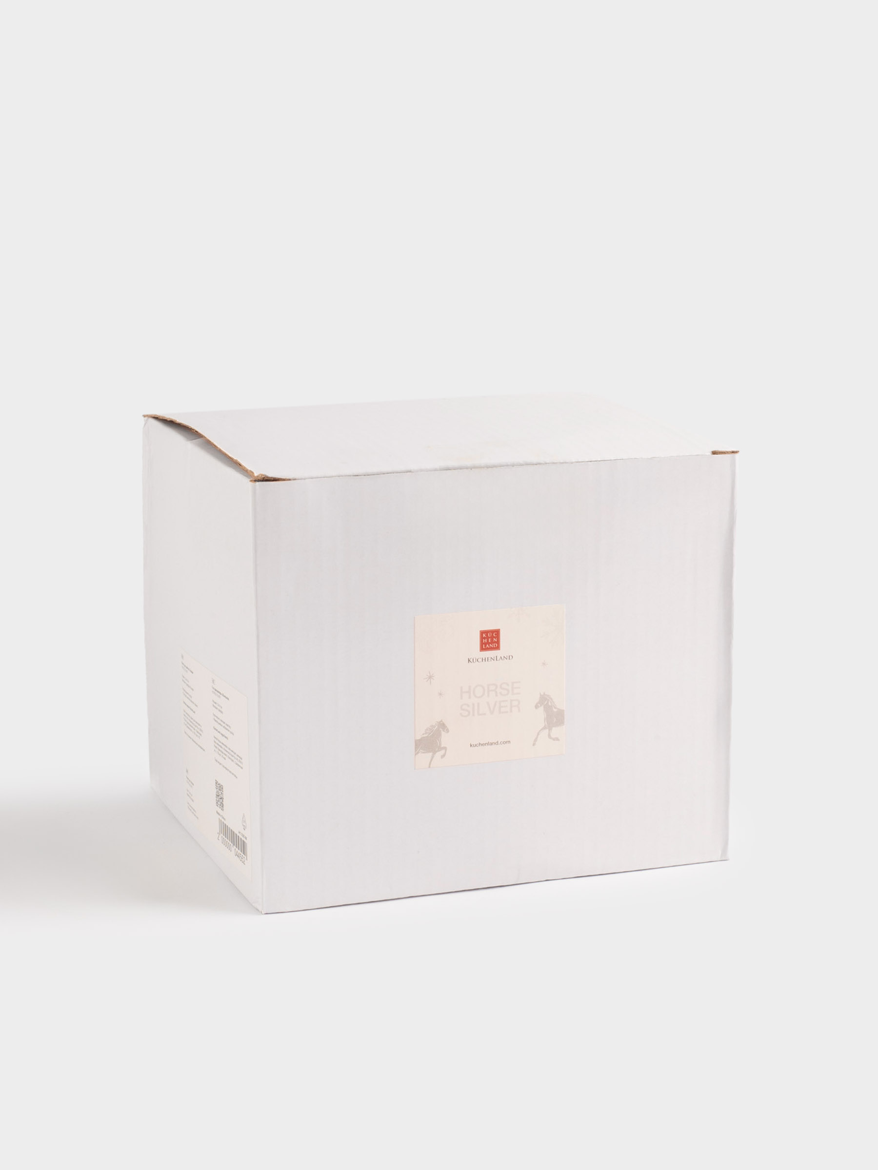 Planter, 13x14 cm, porcelain P, silver, Horses, Horse silver, image-4