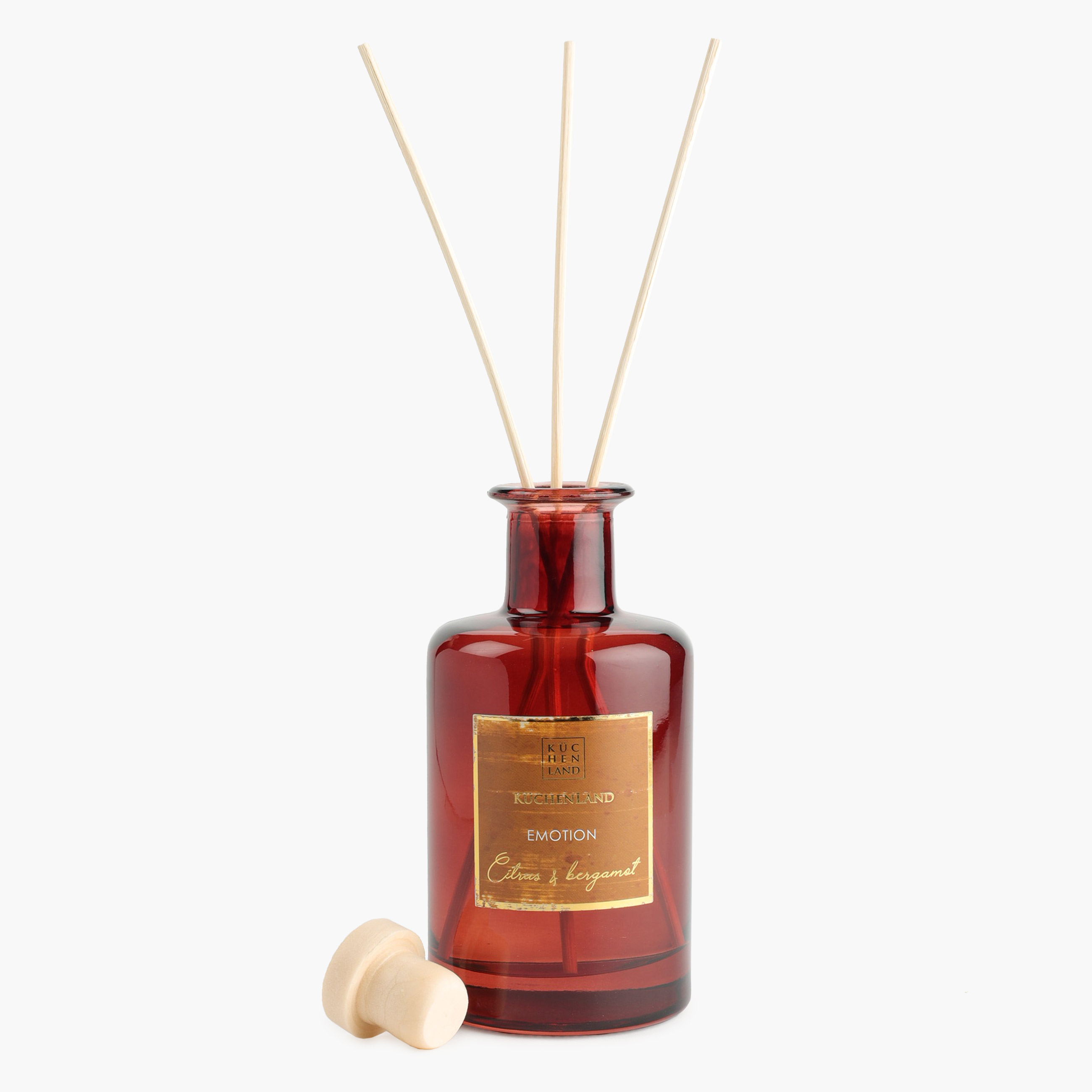 Aroma diffuser, 230 ml, amber, Citrus and Bergamot, Emotion