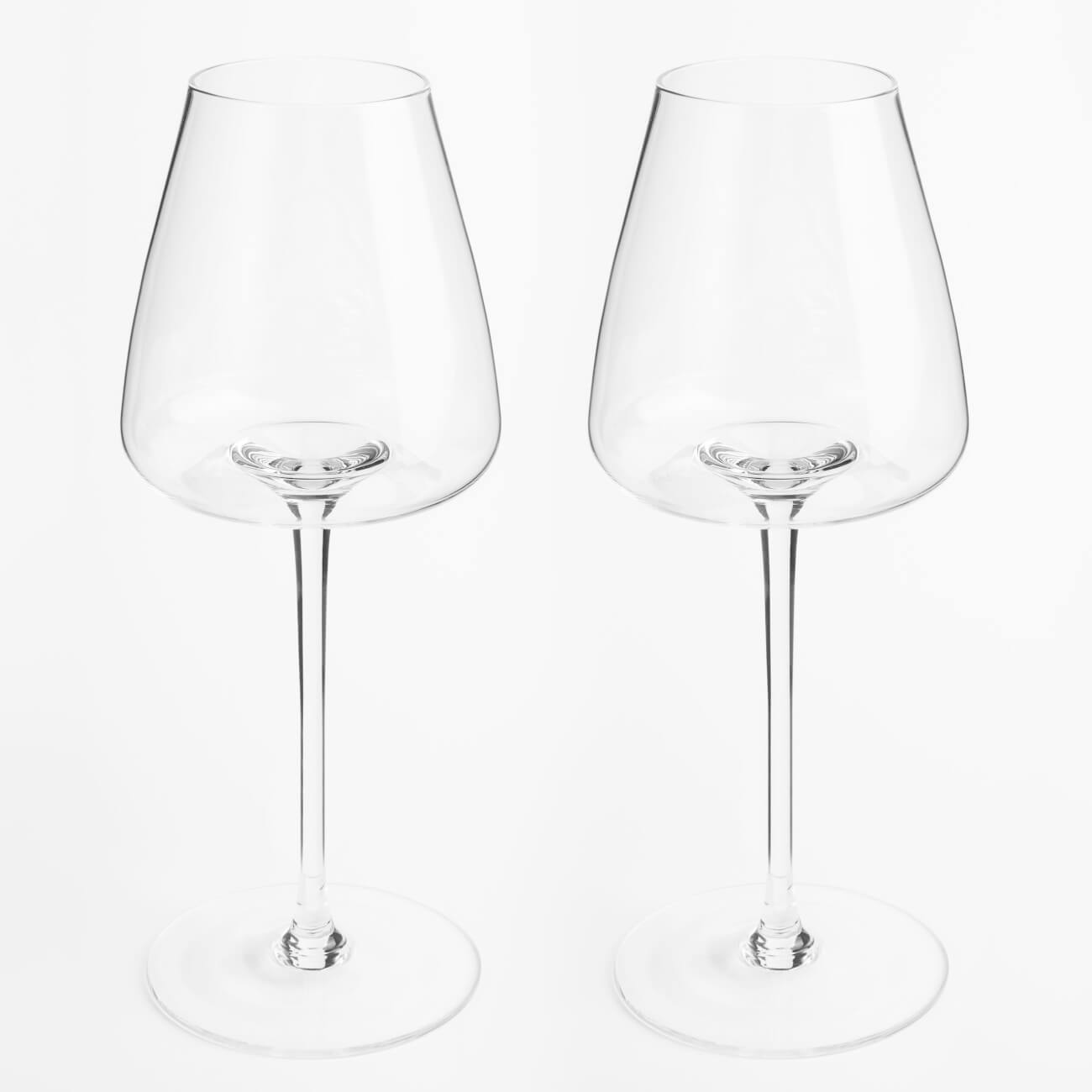 Red wine glass, 480 ml, 2 pcs, glass, Sorento