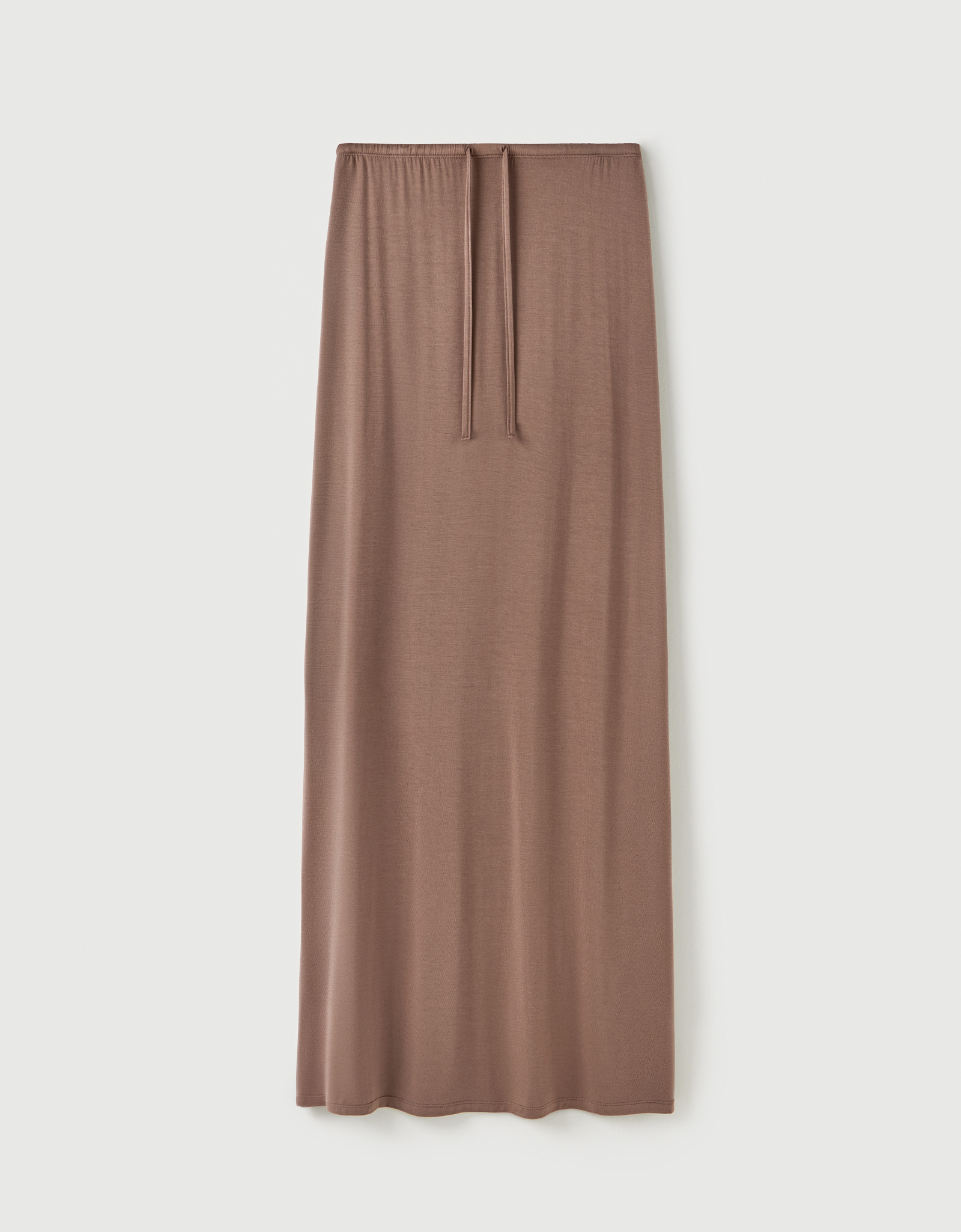 Women's skirt, maxi, size S, bamboo / elastane, green, Elodie, image-7