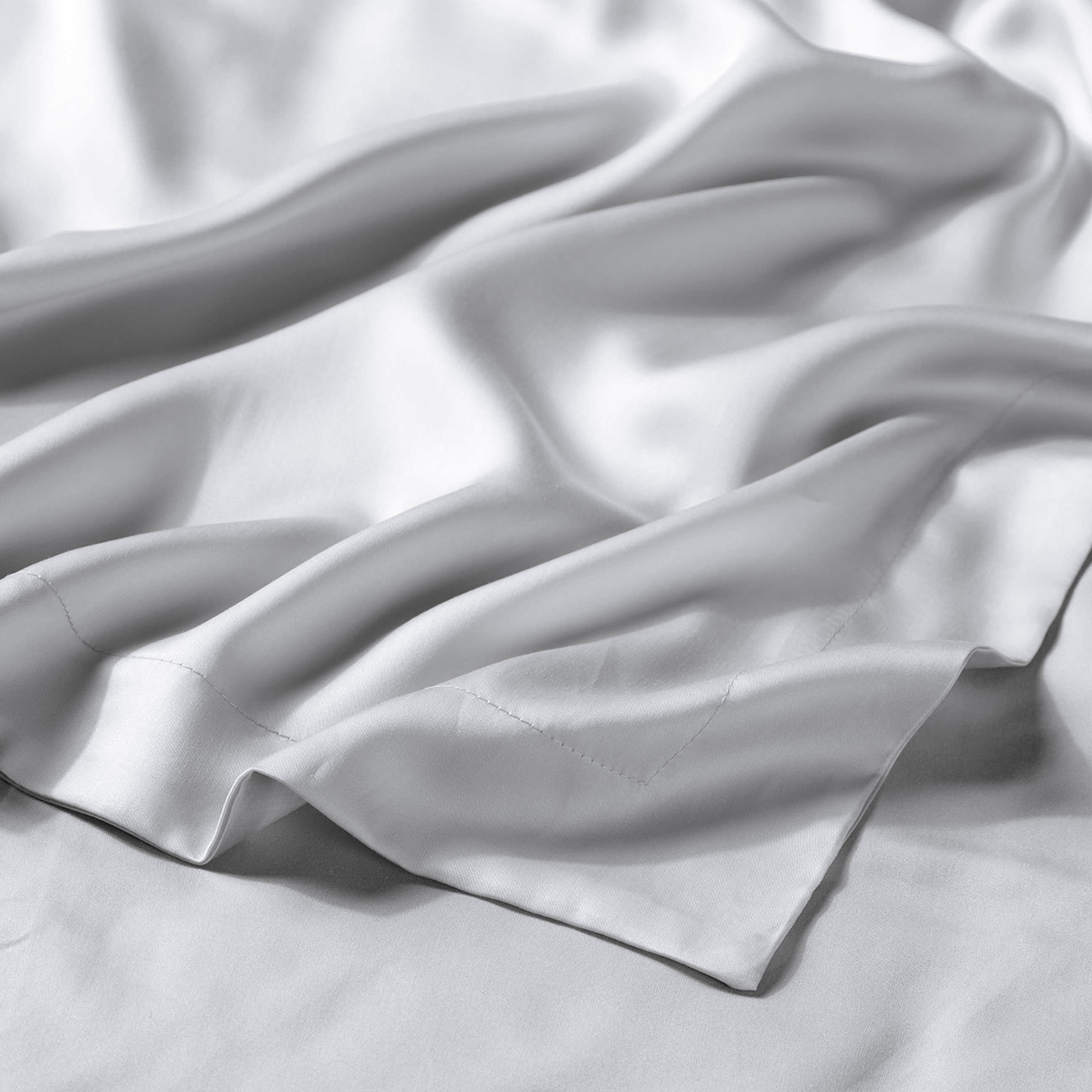 Pillowcase, 50x70 cm, 2 pcs, Tencel 300 TC, beige, Tencel, image-5
