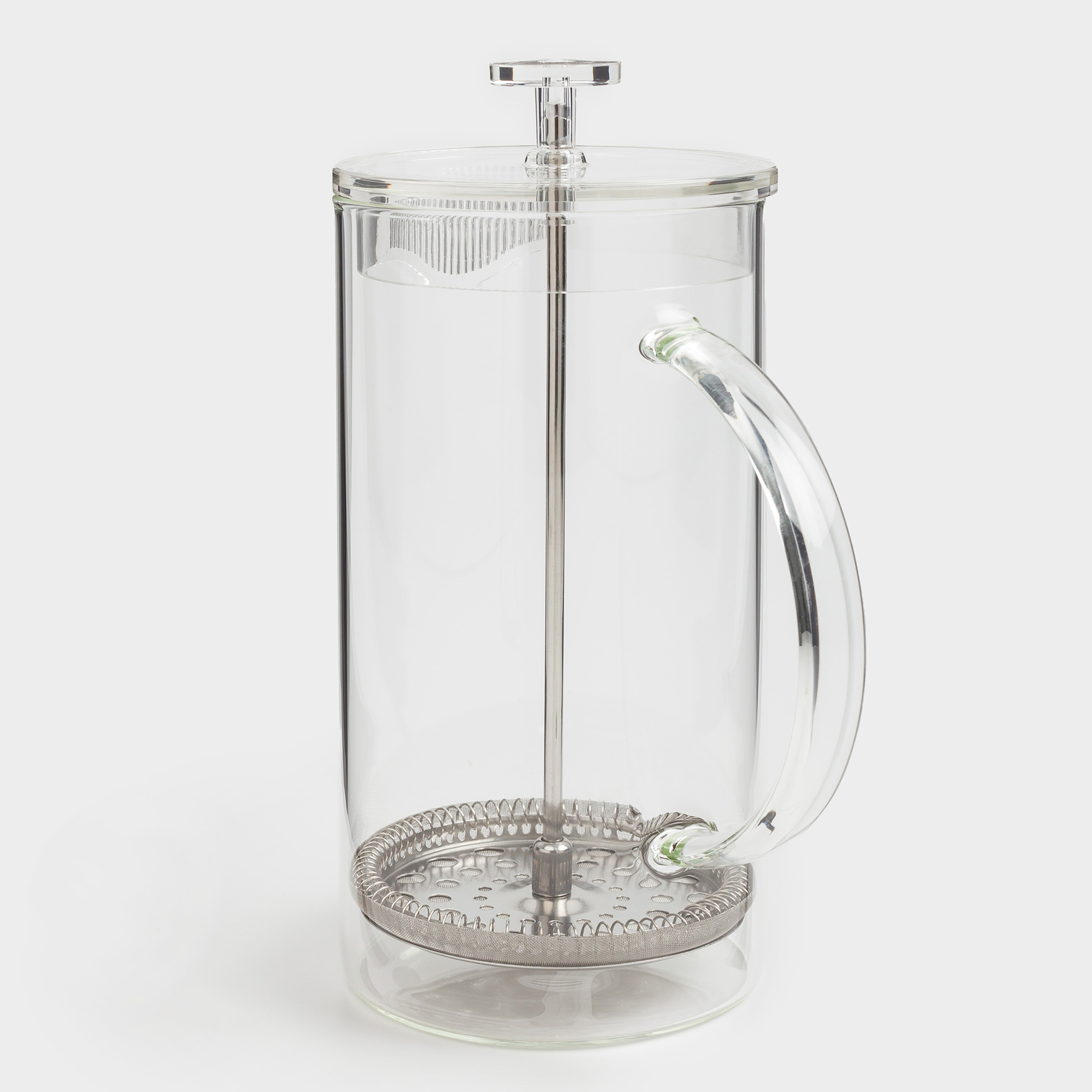 French press, 1 l, glass B / steel, Clear, image-3