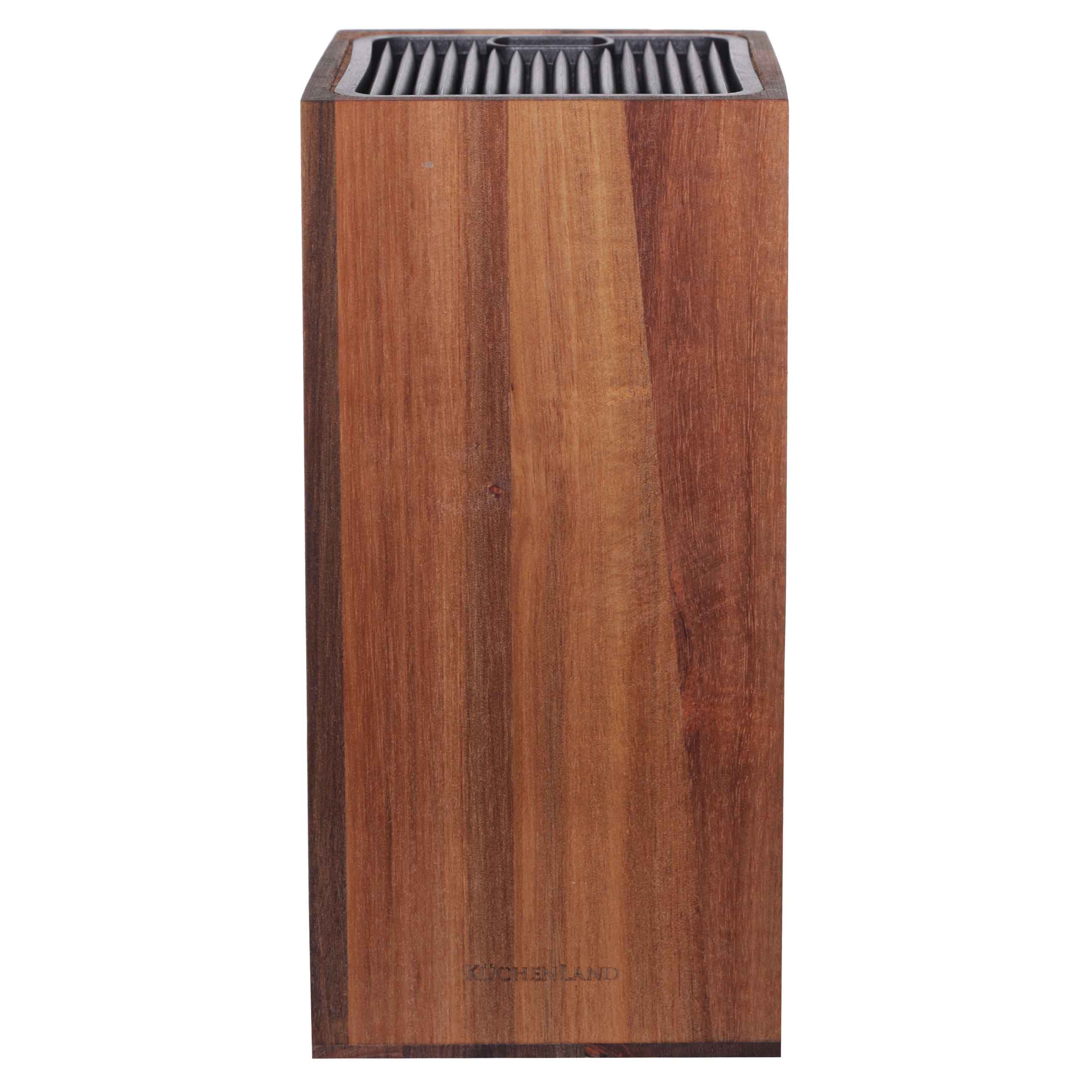 Knife stand, 23 cm, universal, wood / plastic, Noble tree