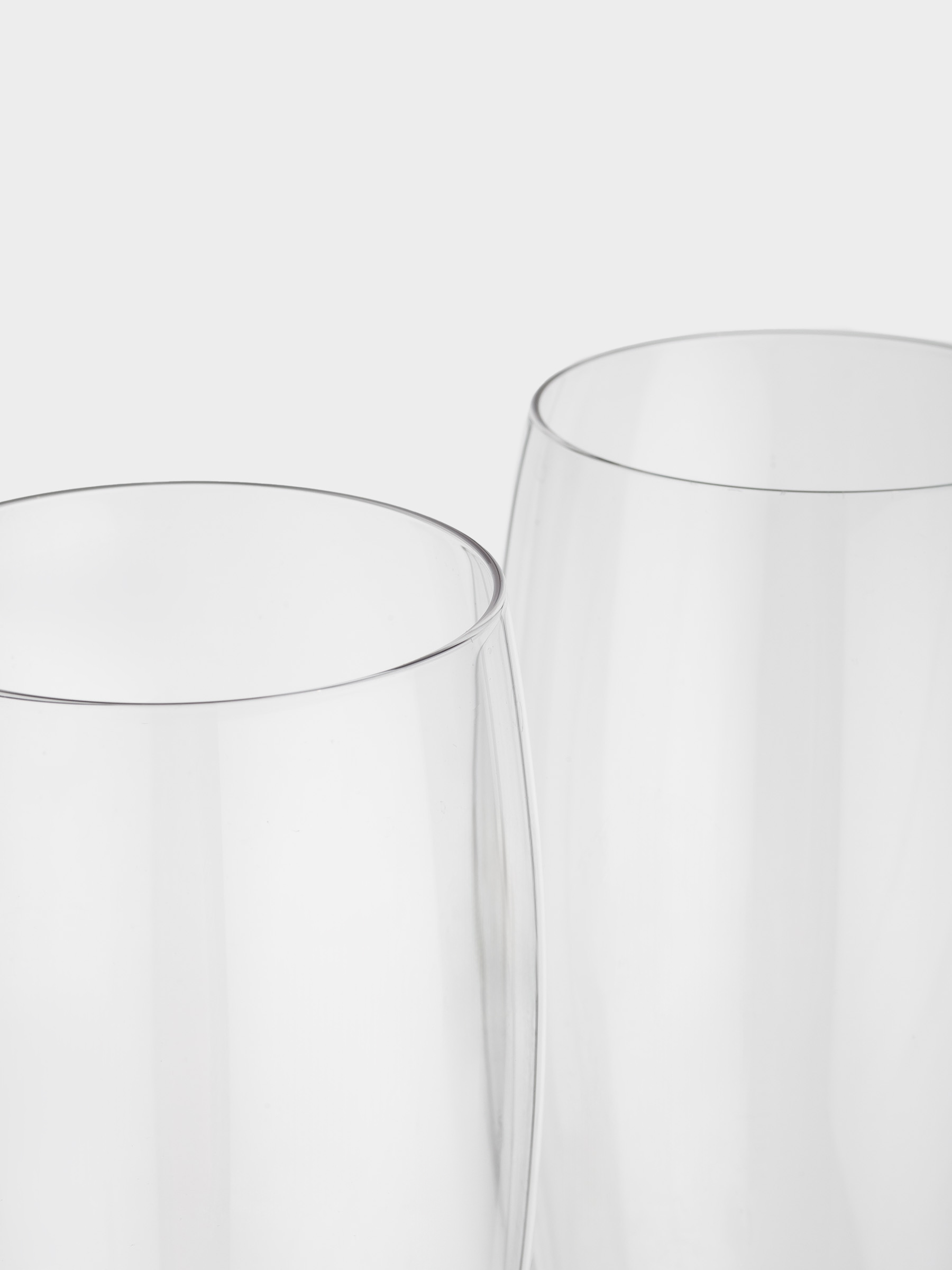 Drinking glass, 23 cm, 650 ml, 2 pcs, glass, Clear, image-3