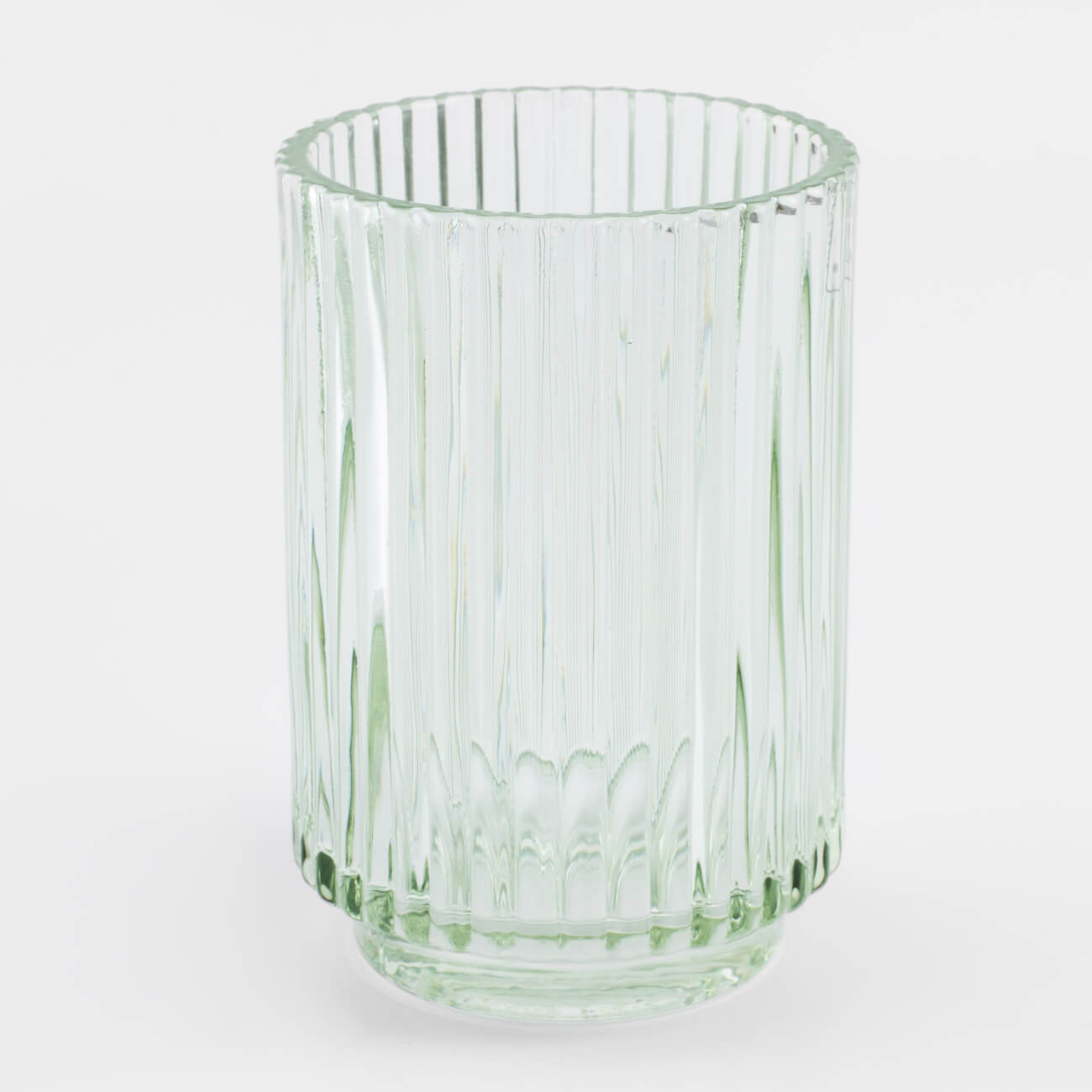 Bathroom tumbler, 11 cm, Glass, Green, Ribby