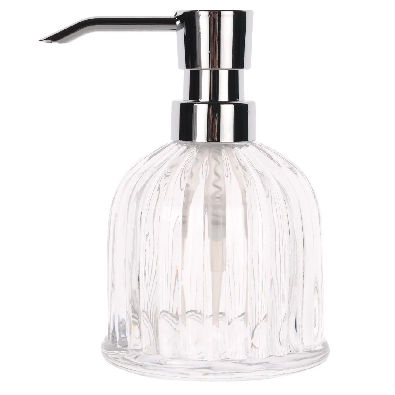 Liquid soap dispenser, 270 ml, glass/plastic, Alala, image-0
