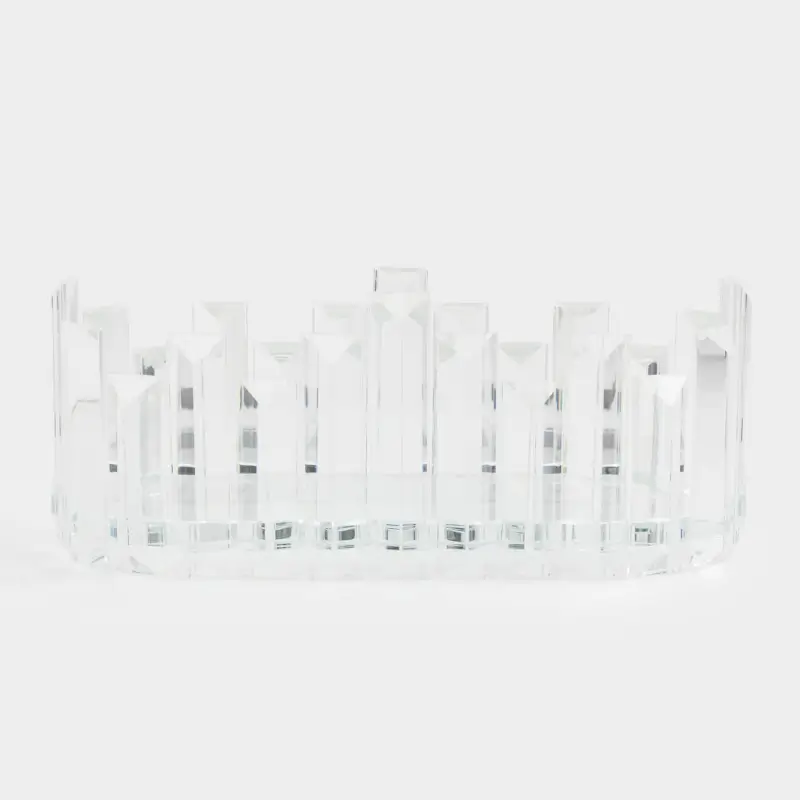 Organizer for cosmetics, 25x10 cm, glass, Lux crystal
