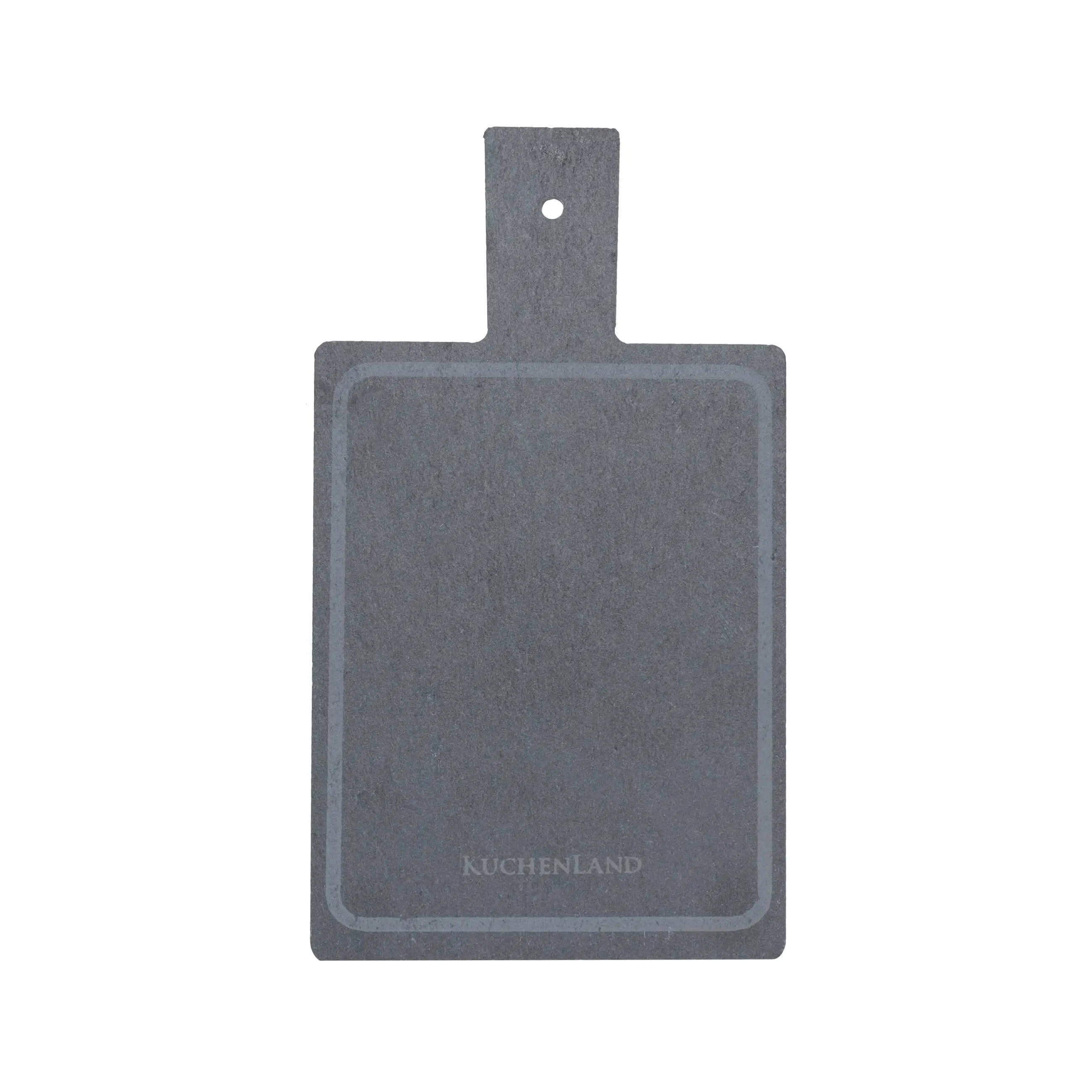Hot plate, 19x11 cm, with handle, slate, rectangular, BBQ, image-0