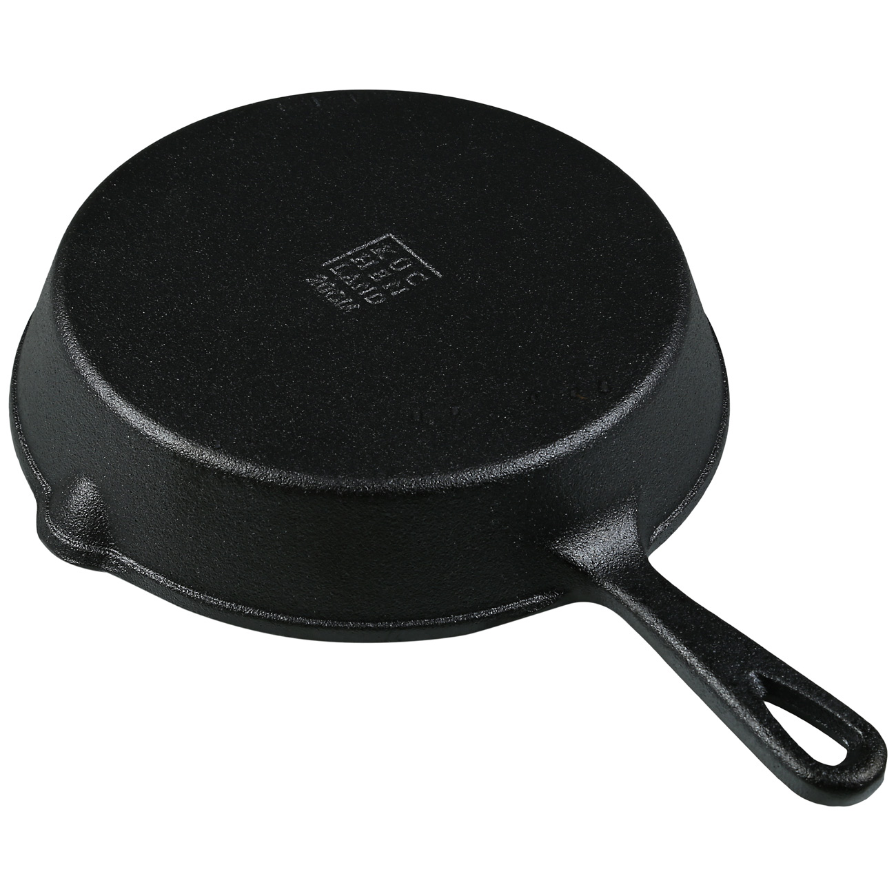 Frying Pan with base, 20 cm, cast iron/wood, round, black, Authentic