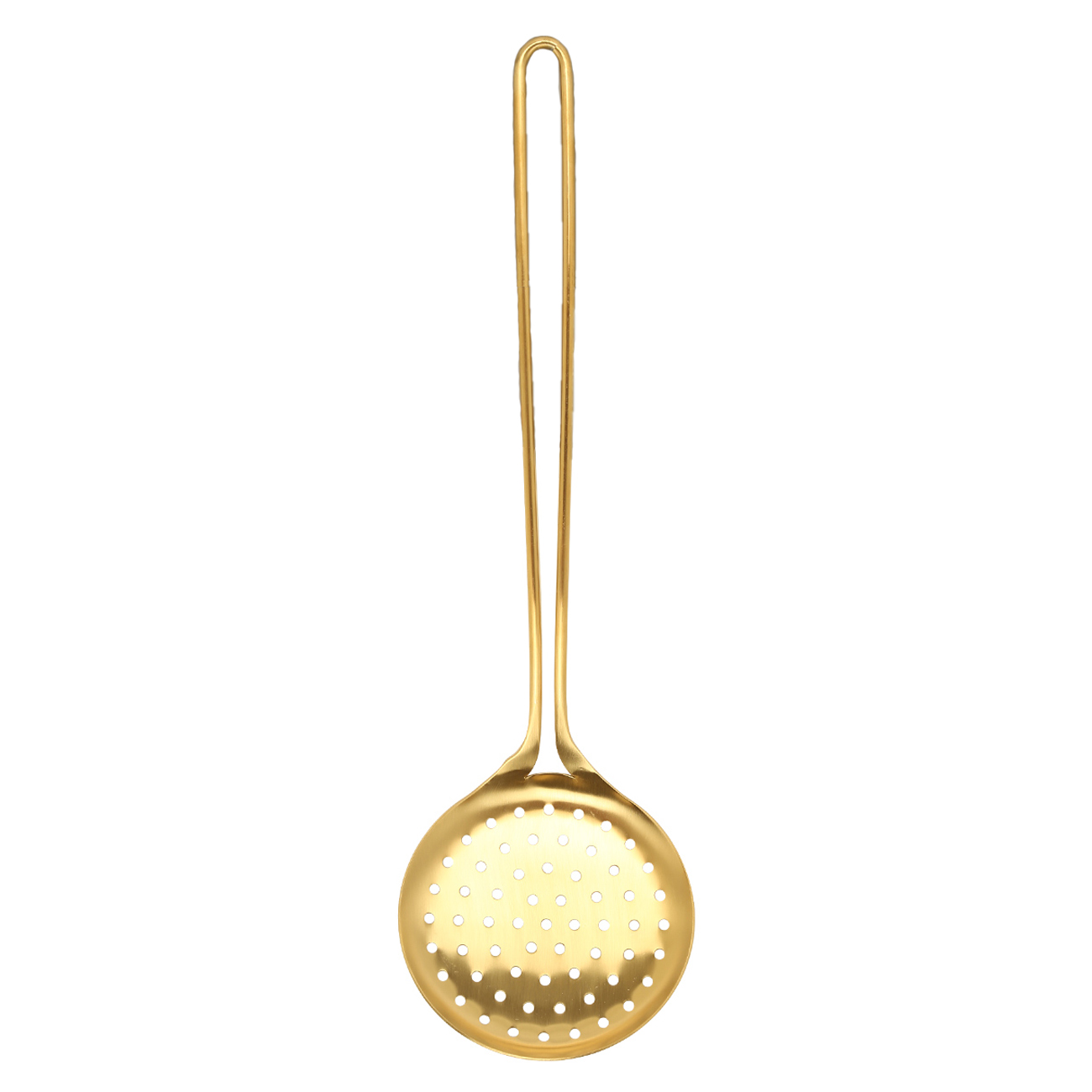 Skimmer, 37 cm, steel, gold, Device gold, image-0