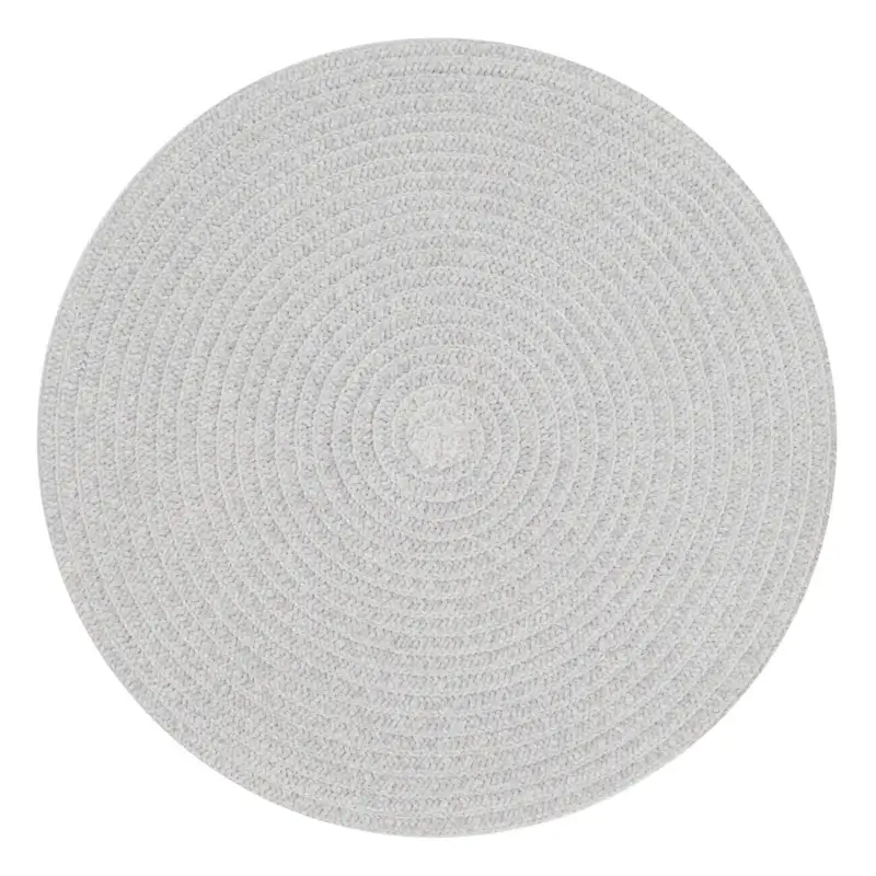 Napkin for appliances, 38 cm, Chenille, round, gray, Chenill