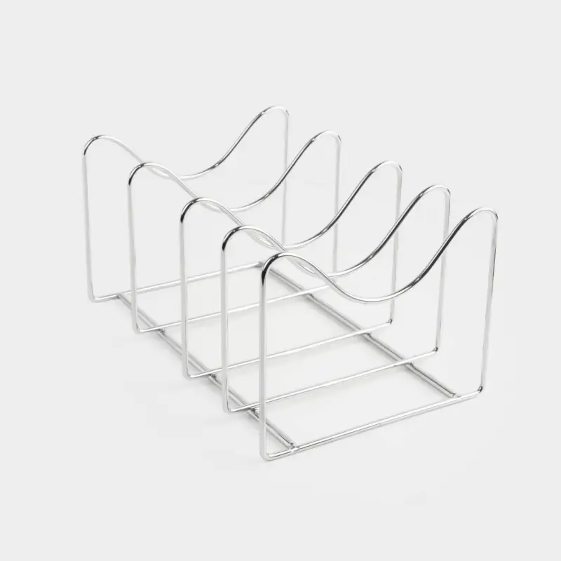 Stand-organizer for pans and lids, 16x25 cm, 4 otd, metal, Method