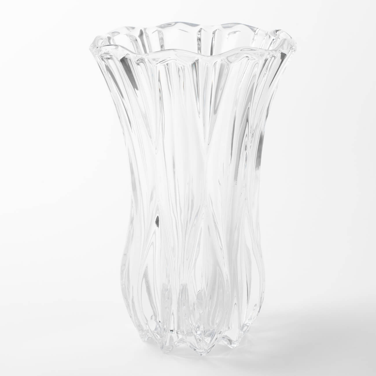 Flower vase, 30 cm, glass R, Ridi