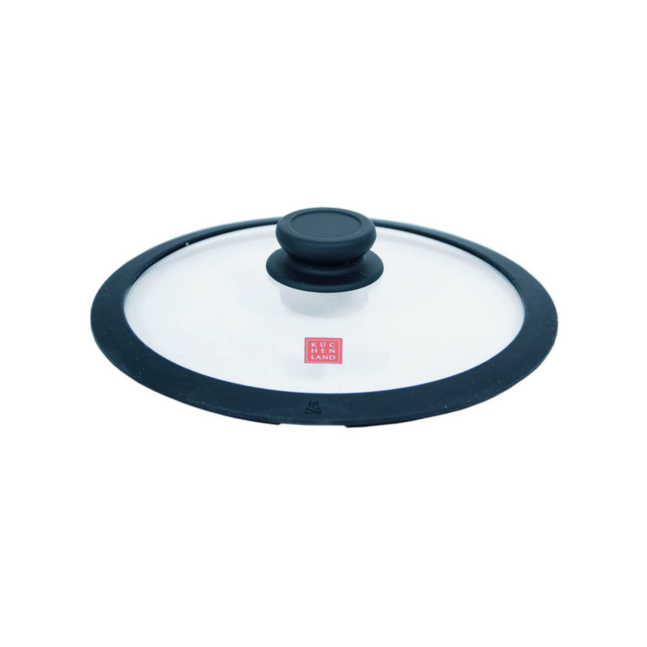 Lid, 20 cm, glass T / silicone, Solution accessory