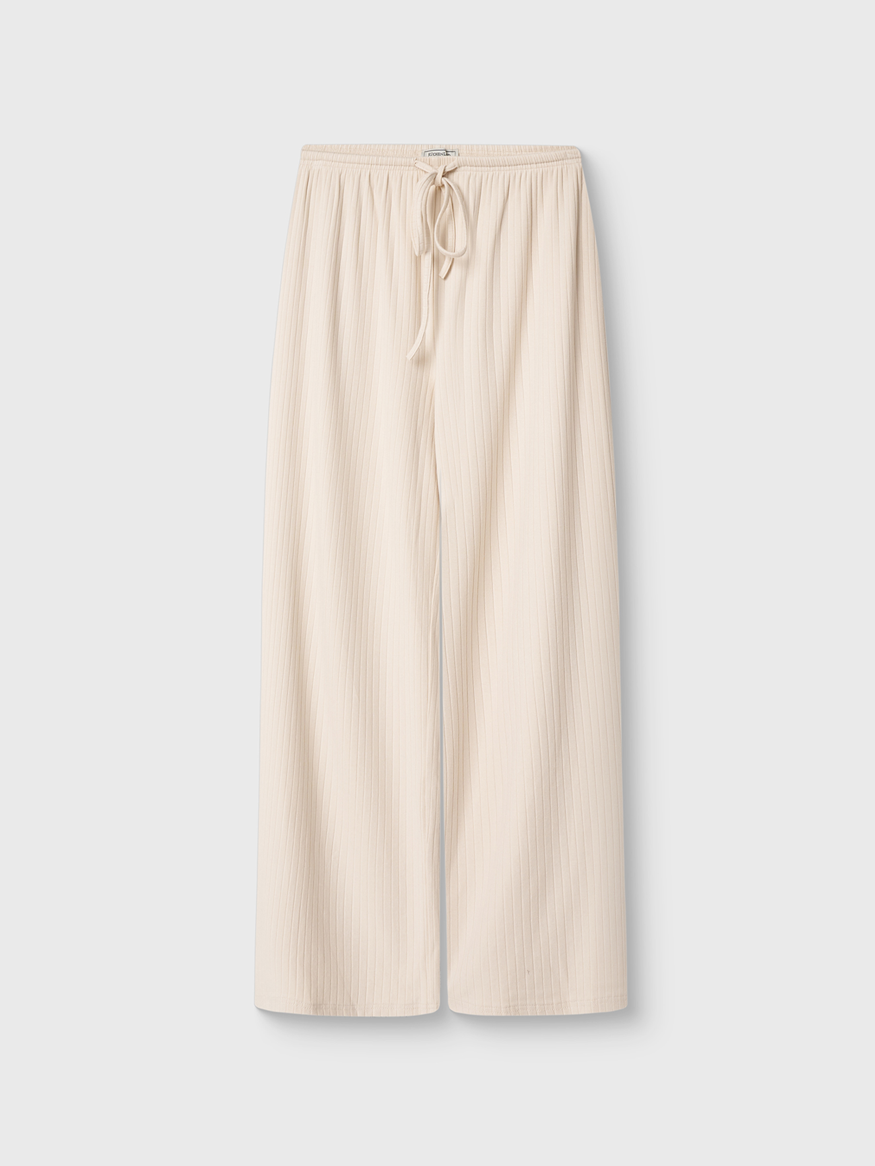 Women's trousers, homewear, size S, viscose/spandex, sand, Camaria, image-5