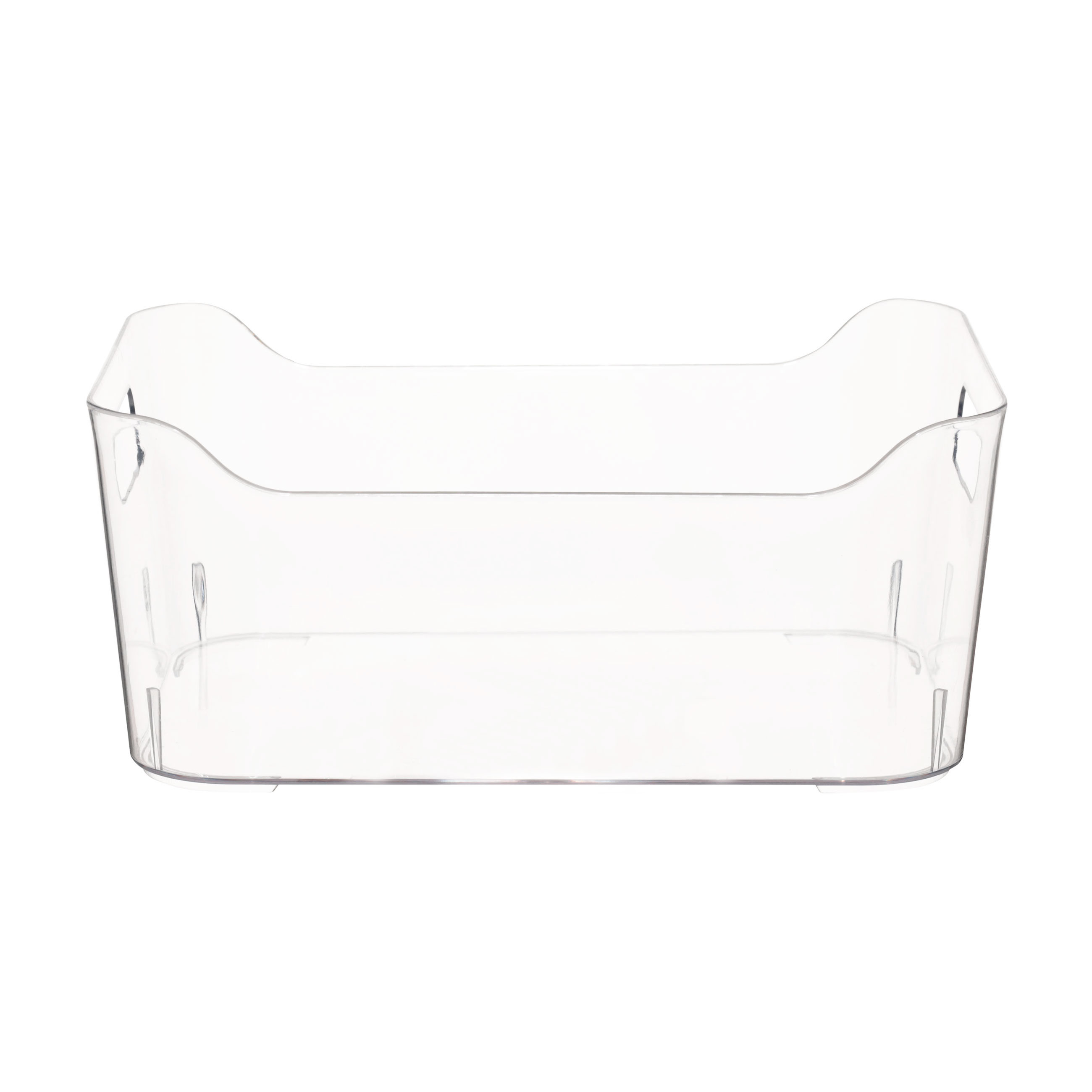 Organizer box, 24x17x10 cm, household, with handles, plastic, Basic, image-1