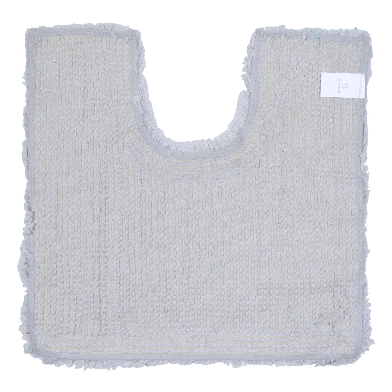 Bathroom mat, 50x80 / 50x50 cm, 2 pcs, Anti-slip, Polyester, Grey, Spark, image-3