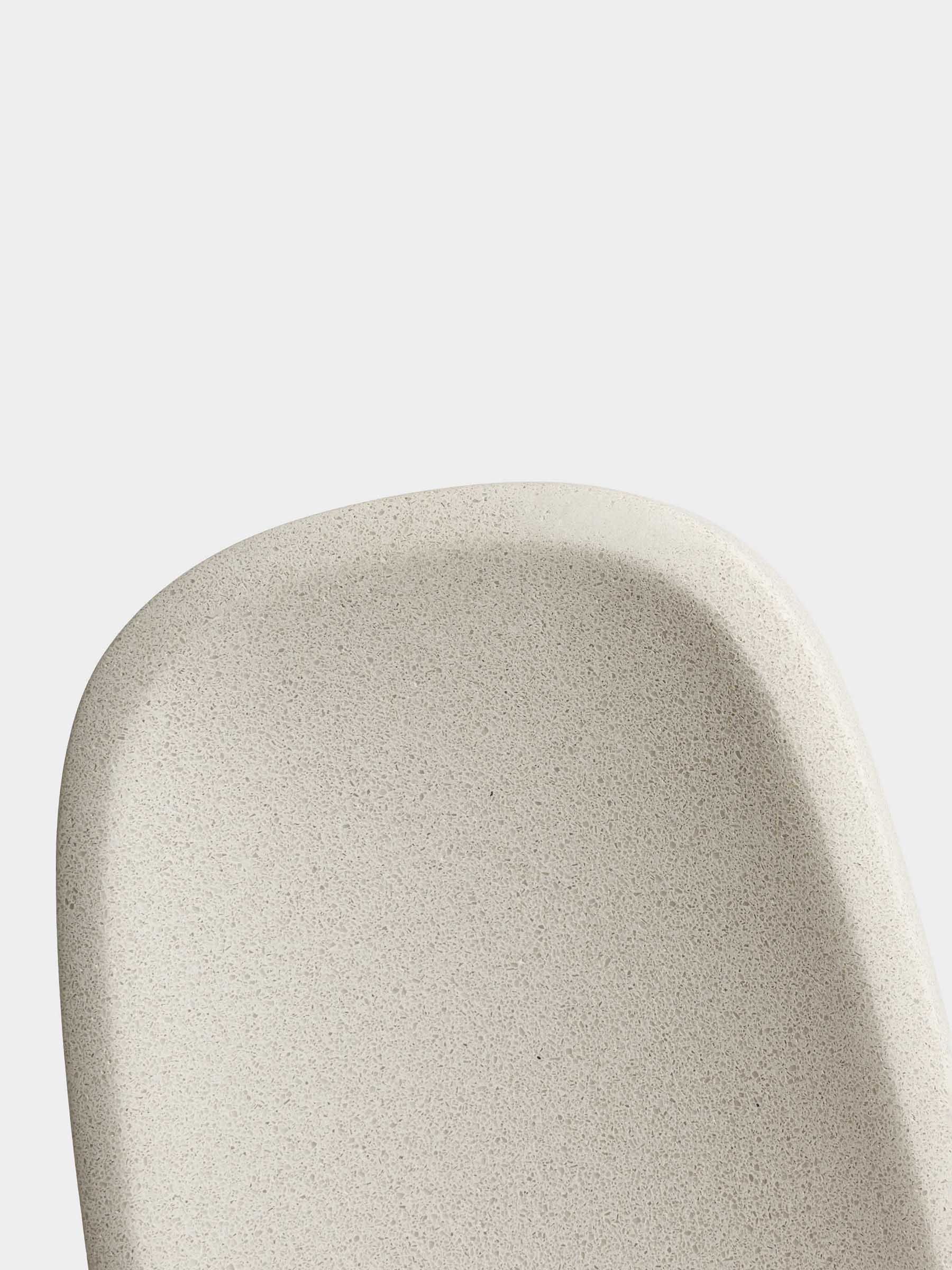 Soap dish, 14x10 cm, cement, rectangular, sand, Severe