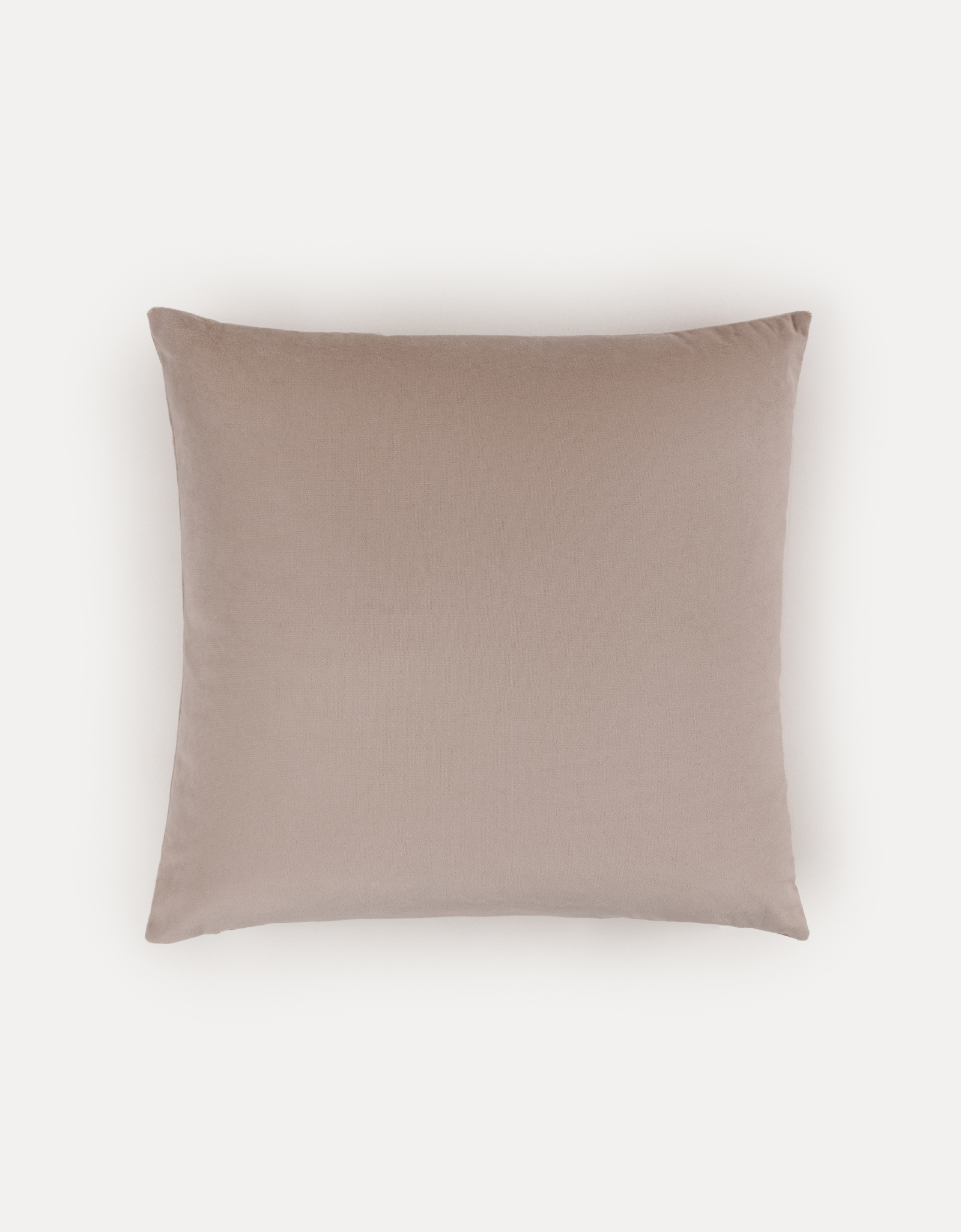 Decorative pillow, 45x45 cm, corduroy, light beige, Dragonflies and beetles, Bugs
