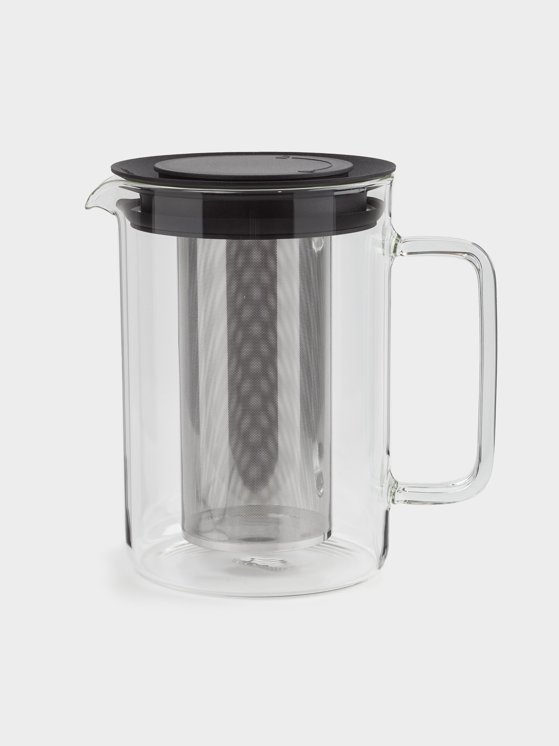 Teapot, 1.6 l, glass B / steel / plastic, Comfort, image-0
