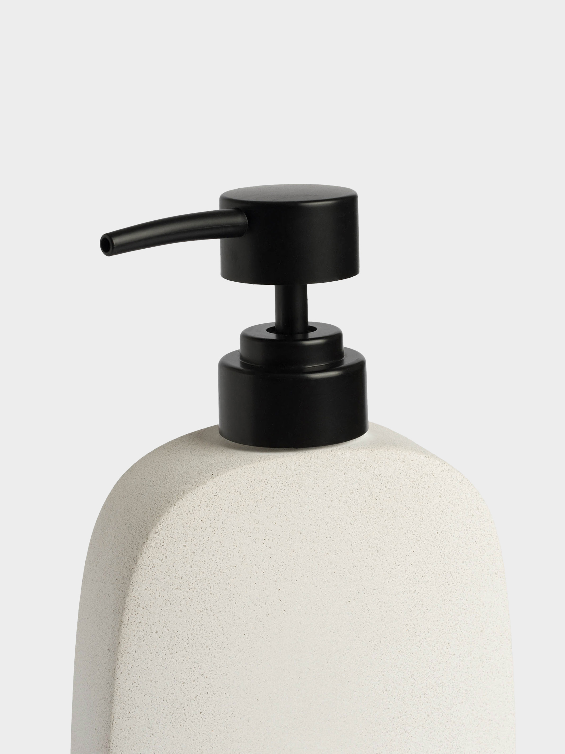 Liquid soap dispenser, 160 ml, cement / plastic, Sand, Severe