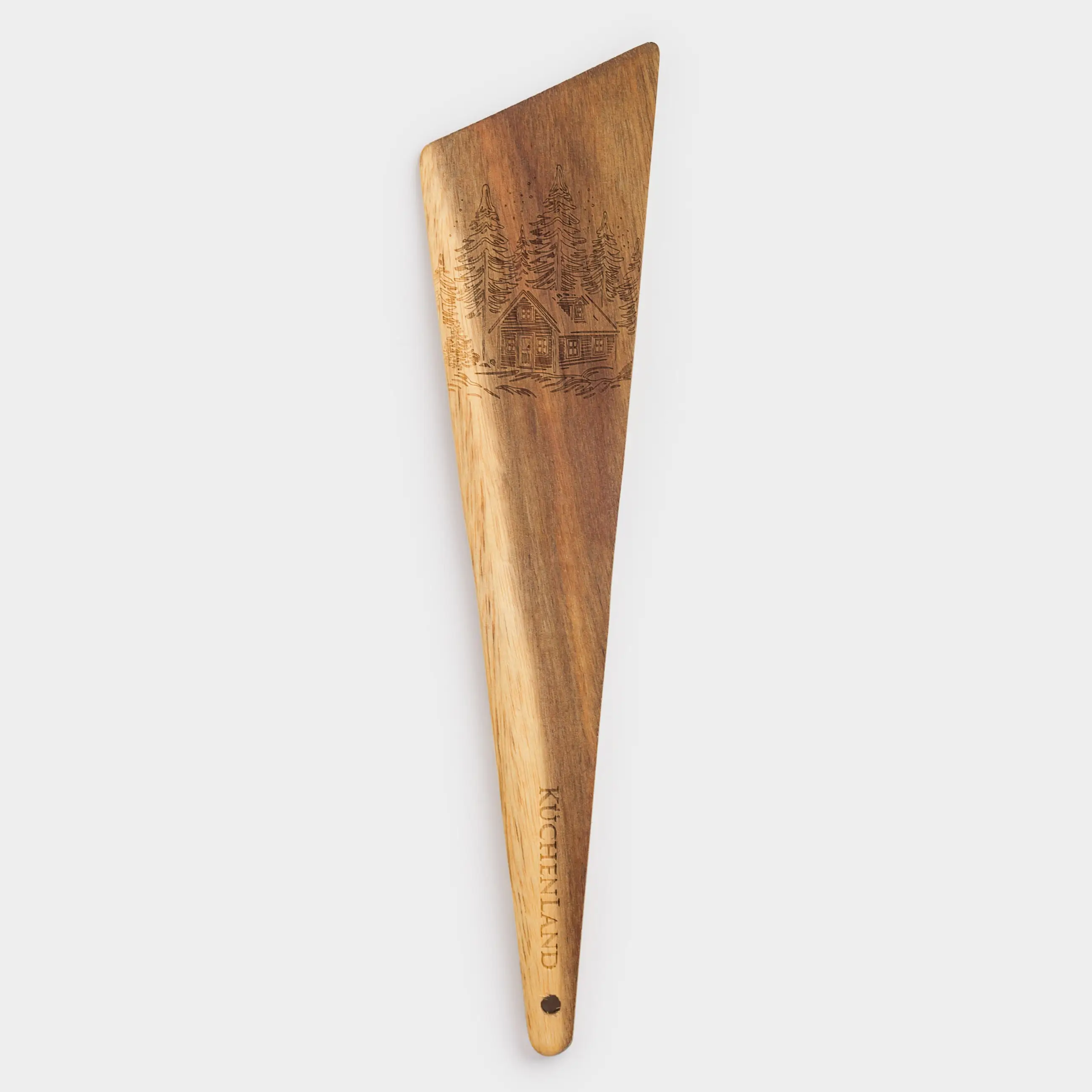 Pancake spatula, 25 cm, wood, House in the forest, Noble tree