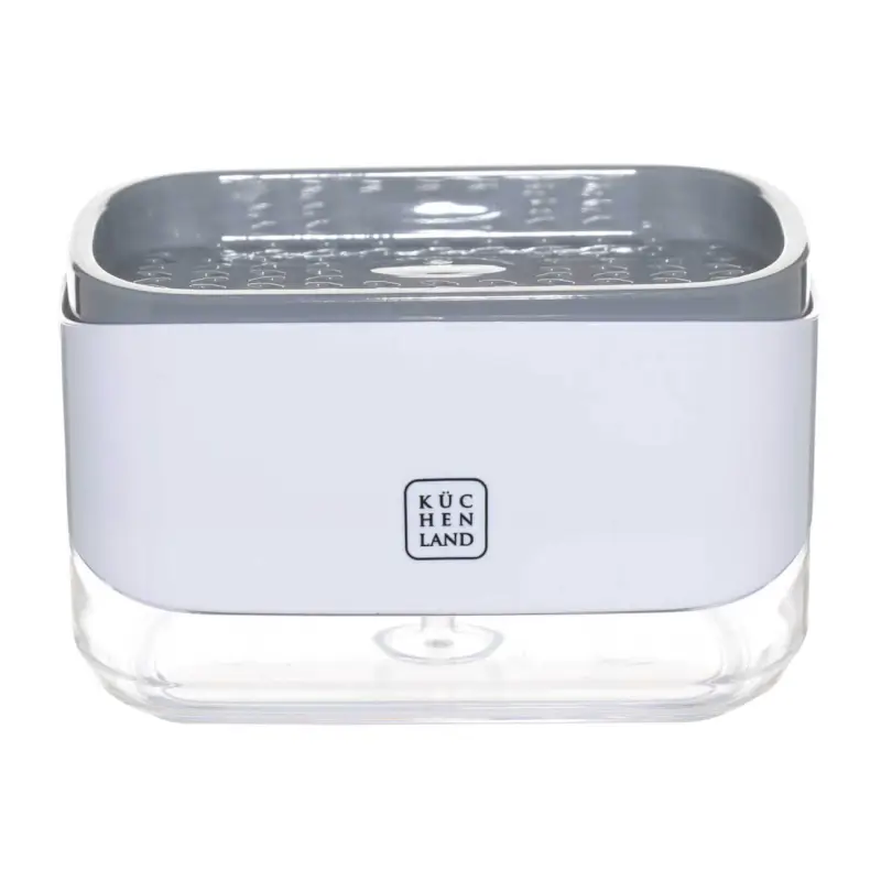Detergent dispenser, 350 ml, platform, plastic, grey-white, Depot