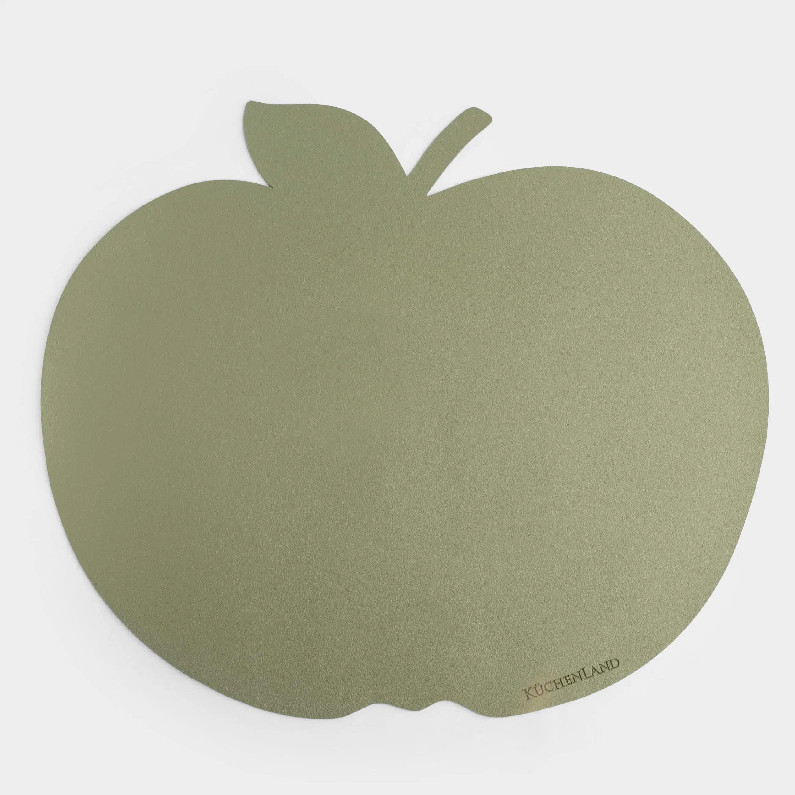 Placemat, 35x40 cm, PVC, shaped, khaki, Apple, Rock shape