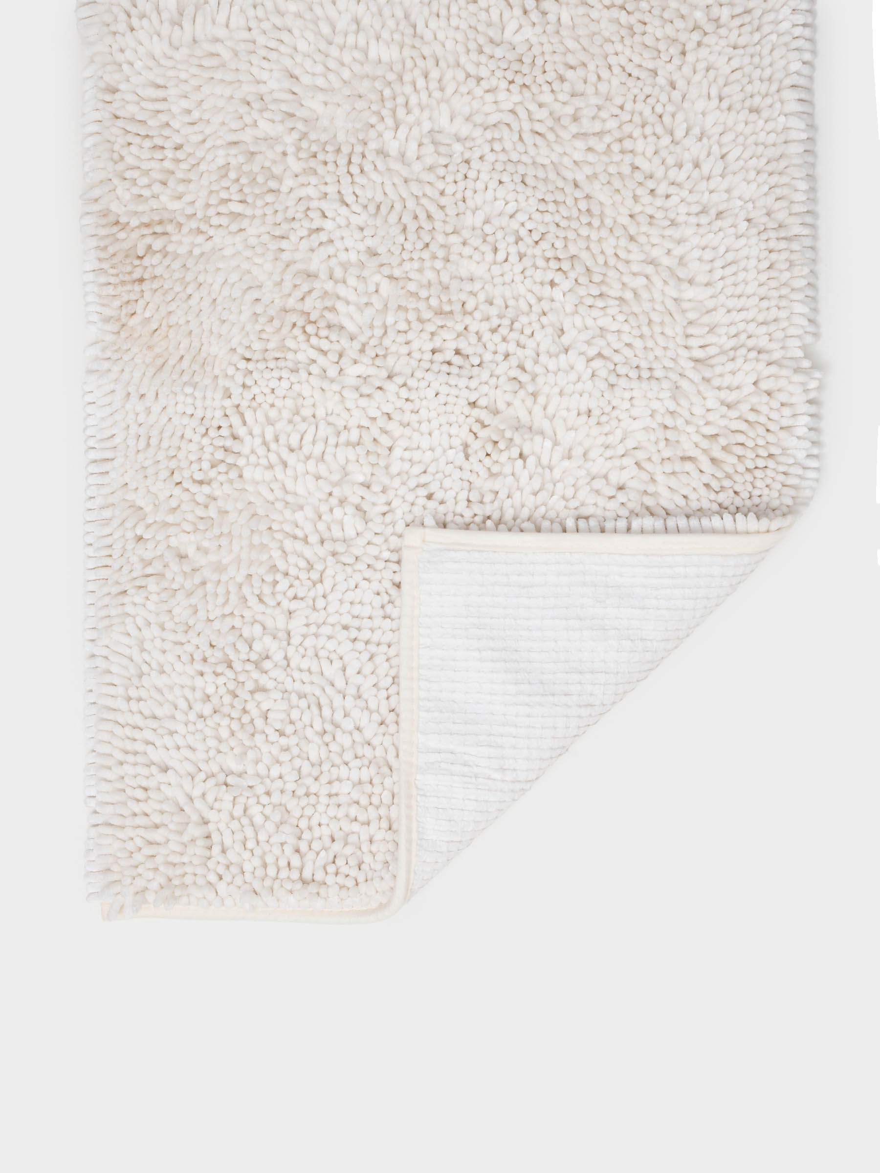 Mat, 50x80 cm, anti-slip, polyester, Milk, Fluff, image-4