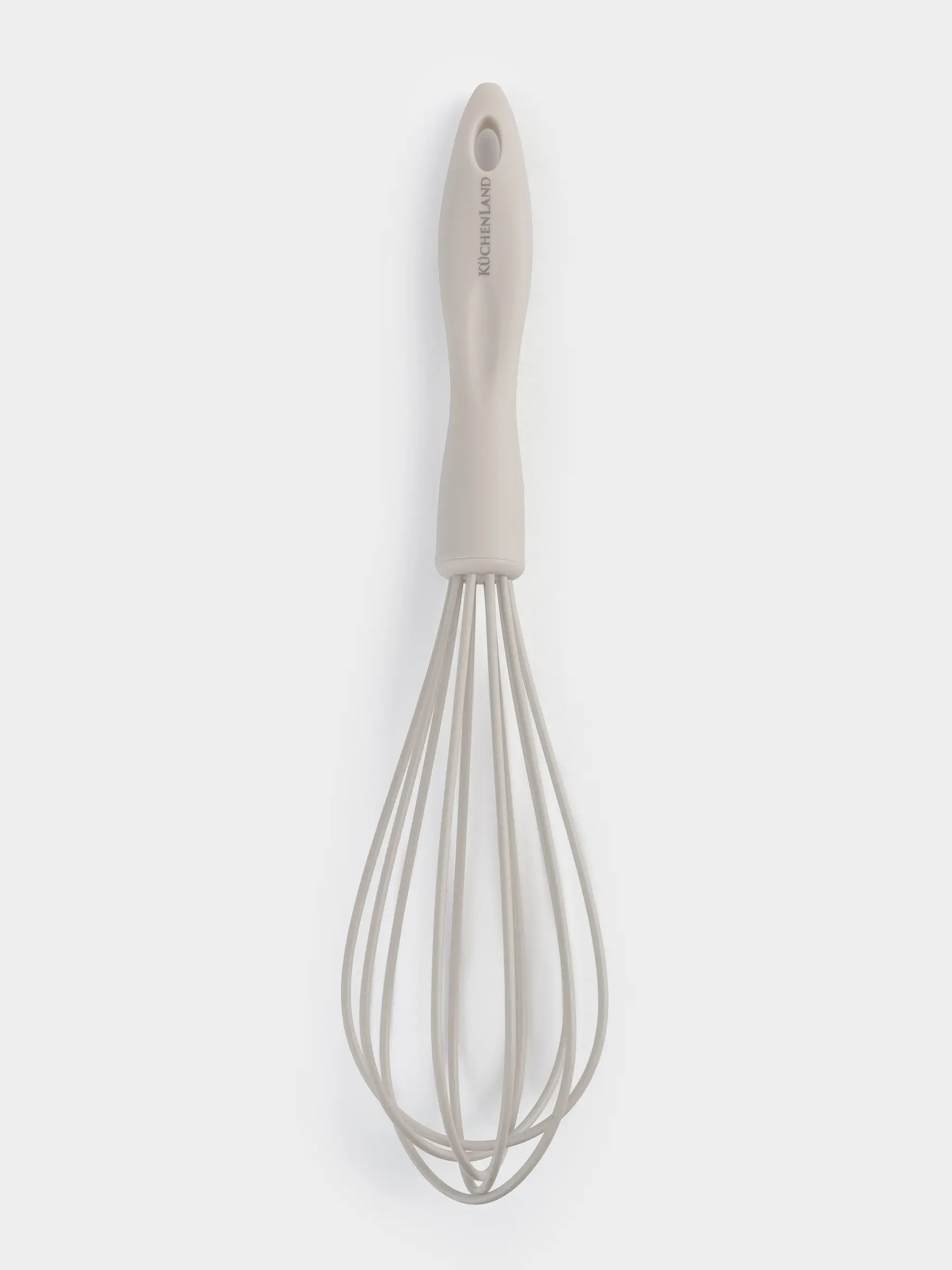 Whisk, 26 cm, silicone / plastic, beige, Benefit