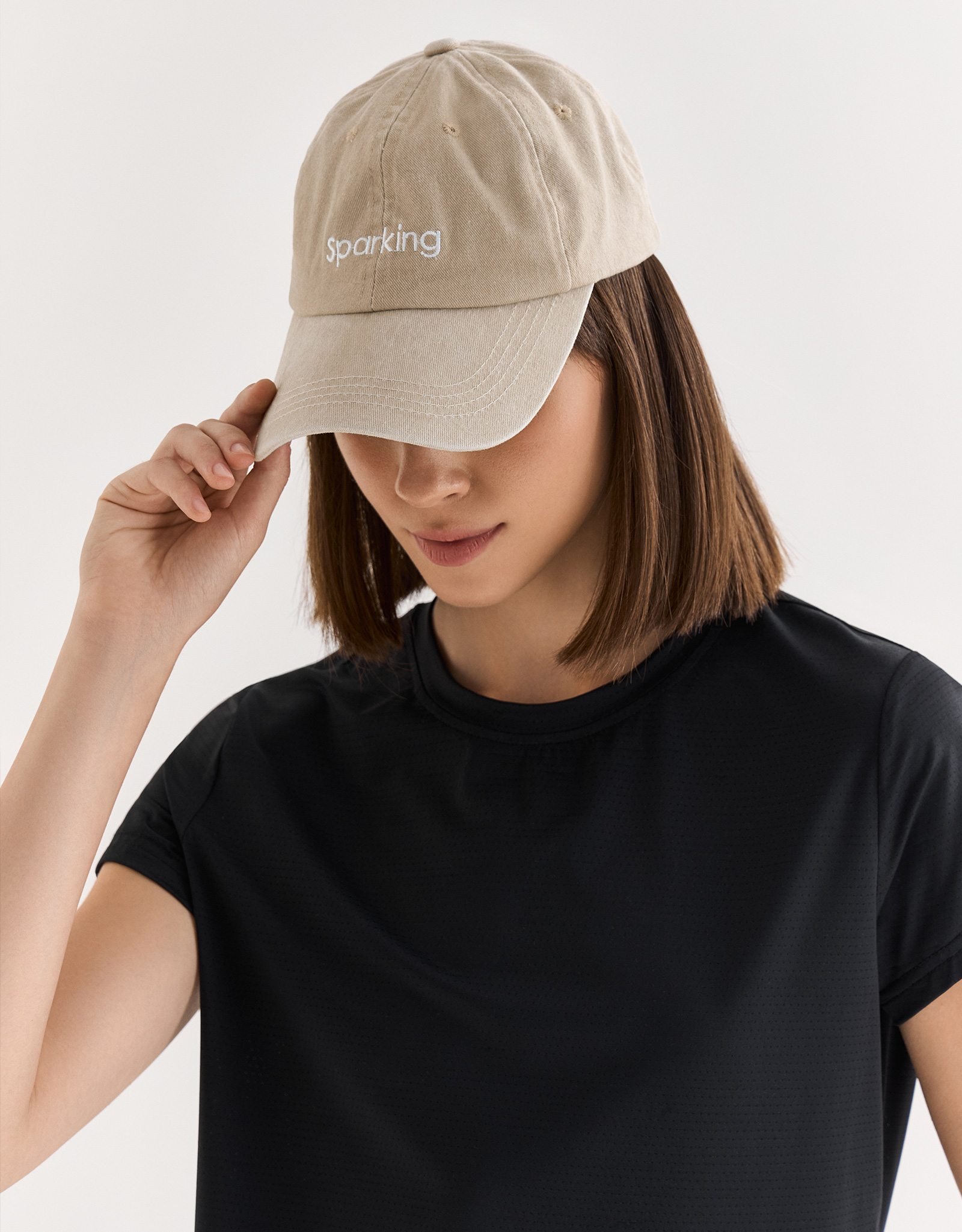 Baseball cap, 58 cm, single size, cotton, beige, Sparkling, Shore, image-6