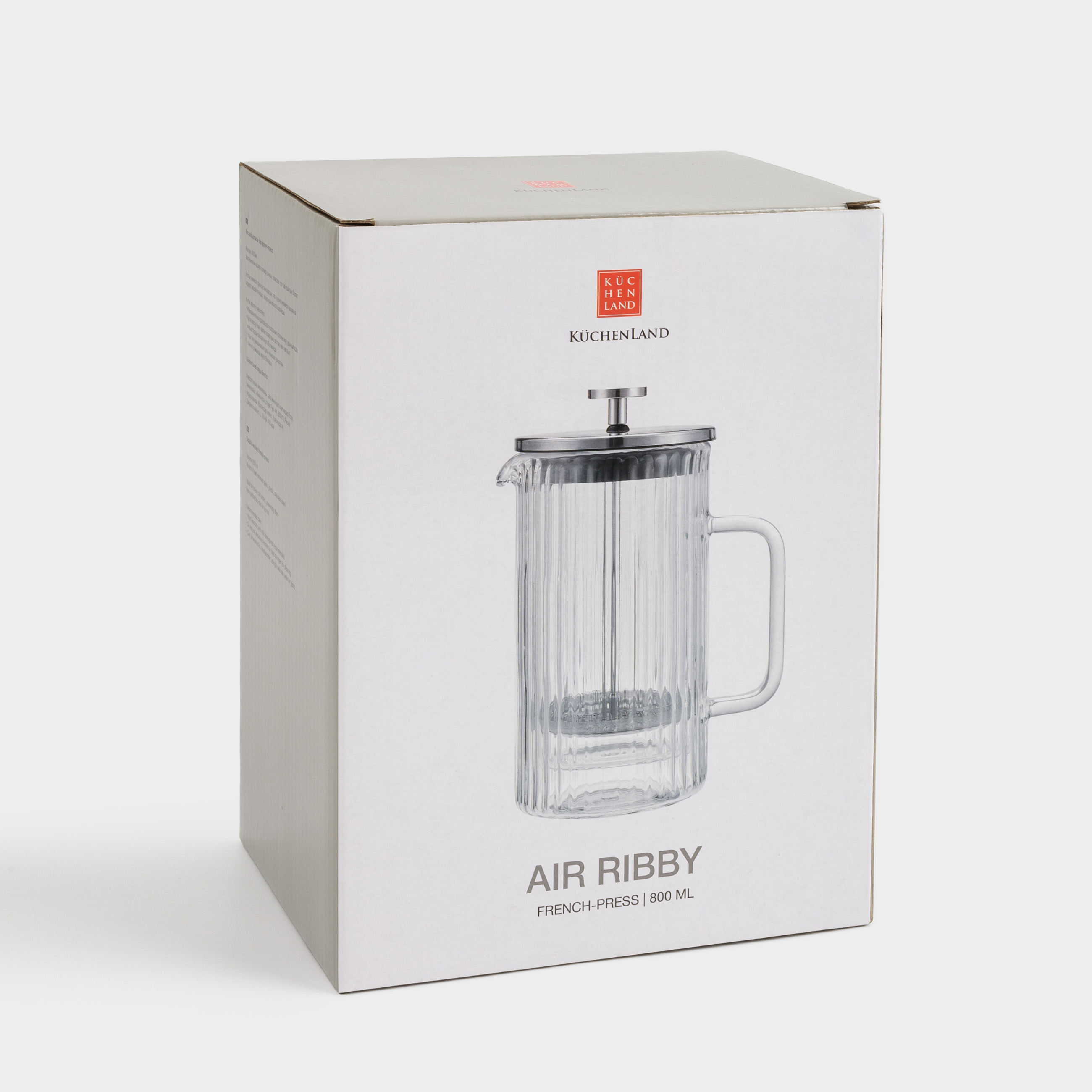 French press, 800 ml, glass B, Air ribby, image-7