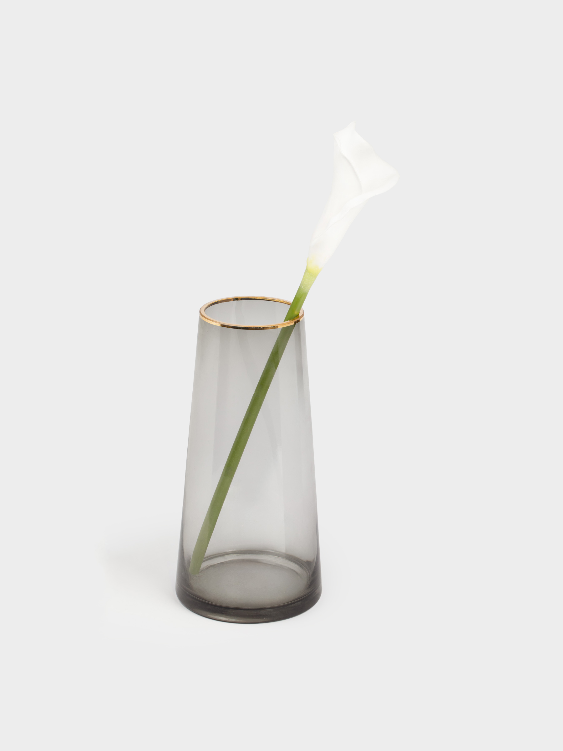 Artificial flower, 45 cm, polyurethane / PVC, White Calla, Flower garden, image-4
