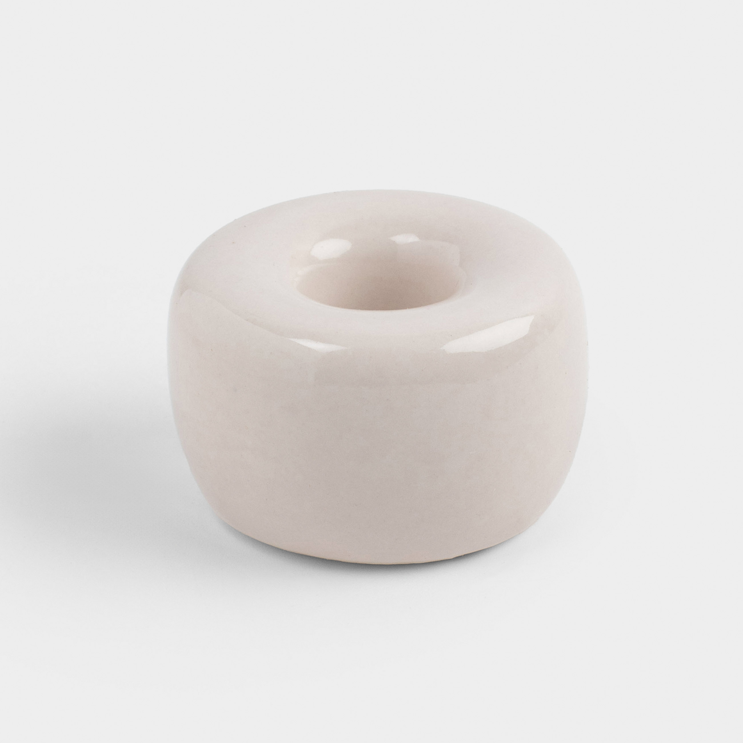 Toothbrush holder, 3 cm, porcelain P, milky, Minito, image-0