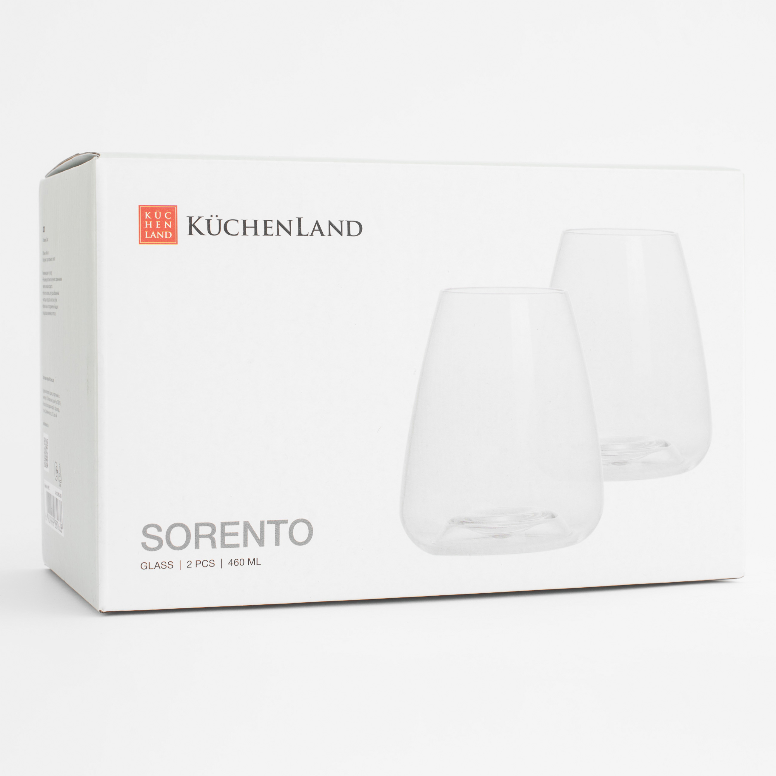 Glass, 11 cm, 460 ml, 2 pcs, glass, Sorento, image-5