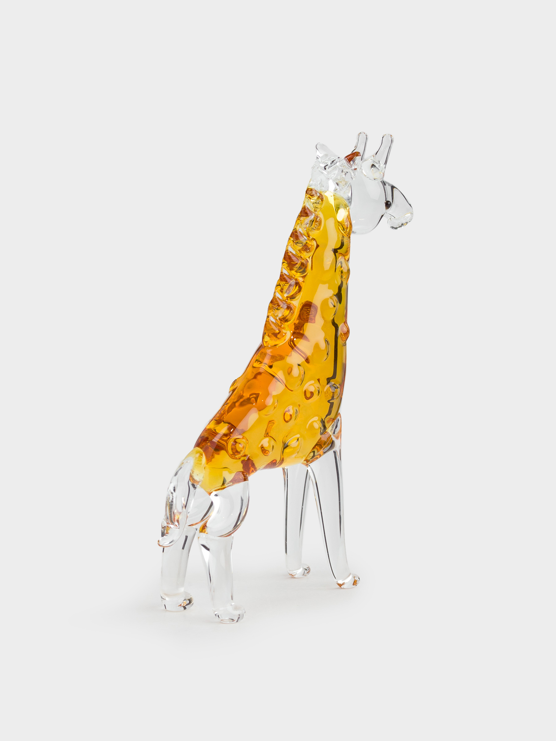 Statuette, 9 cm, glass, Giraffe, Vitreous, image-2