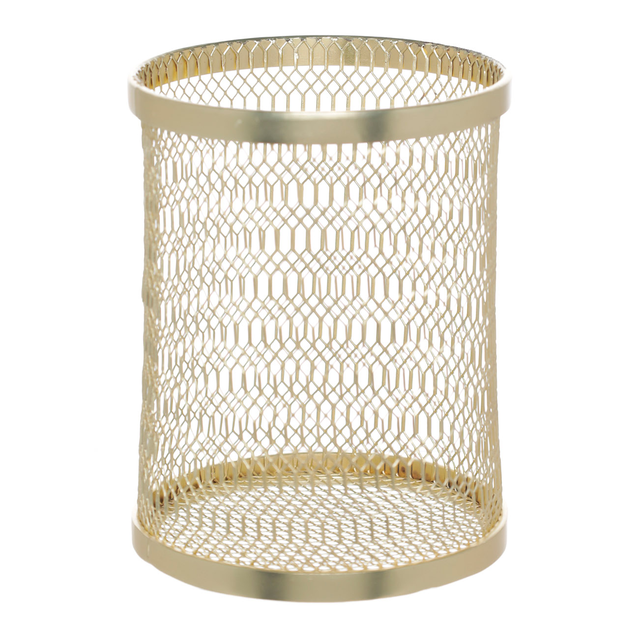 Cosmetic brush stand, 10 cm, metal, gold, Nimbus, image-0