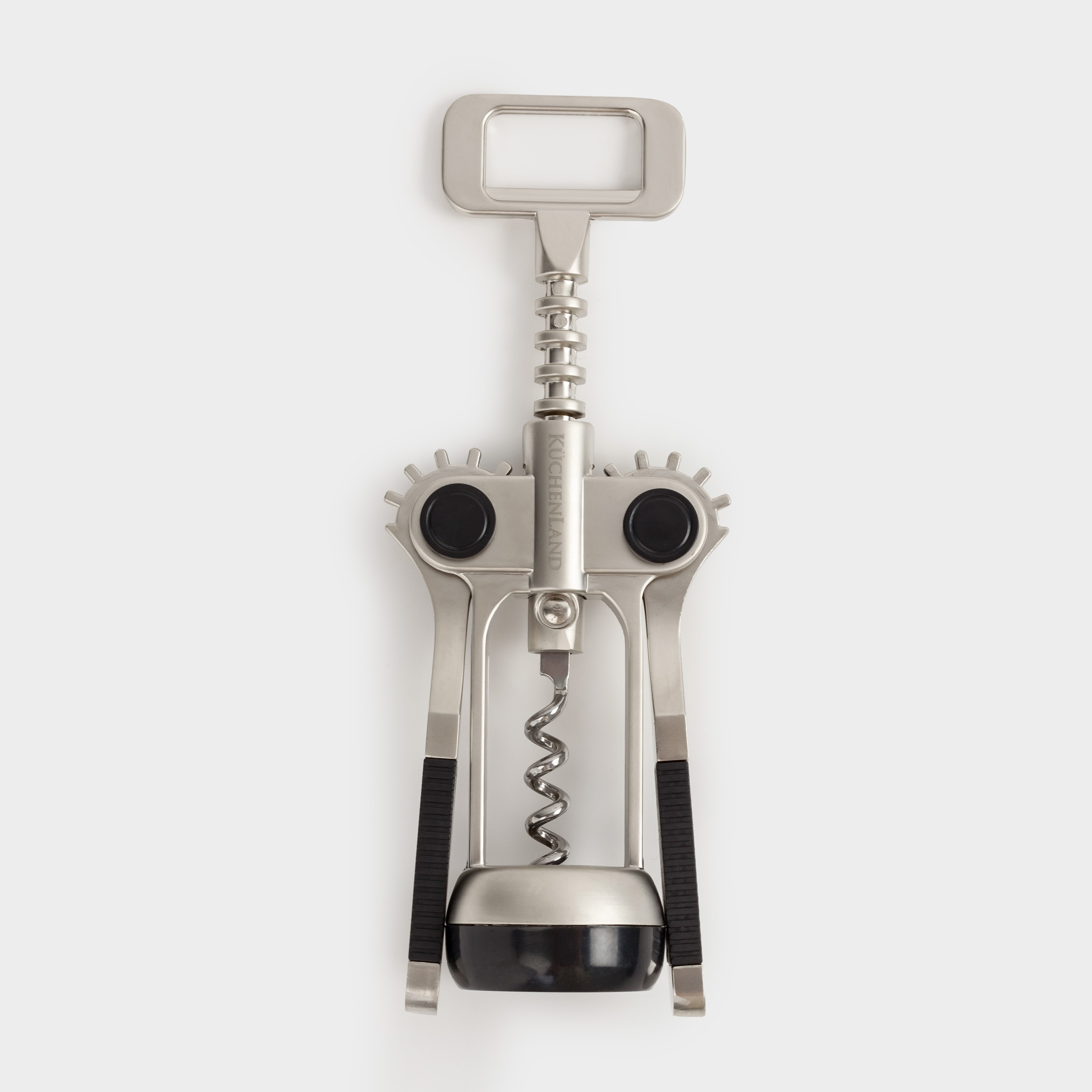 Lever corkscrew, 18 cm, metal / plastic, Accelerated, image-1
