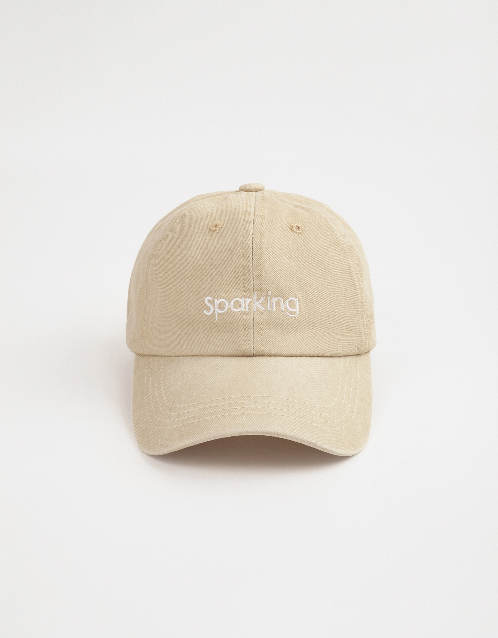Baseball cap, 58 cm, single size, cotton, beige, Sparkling, Shore, image-0