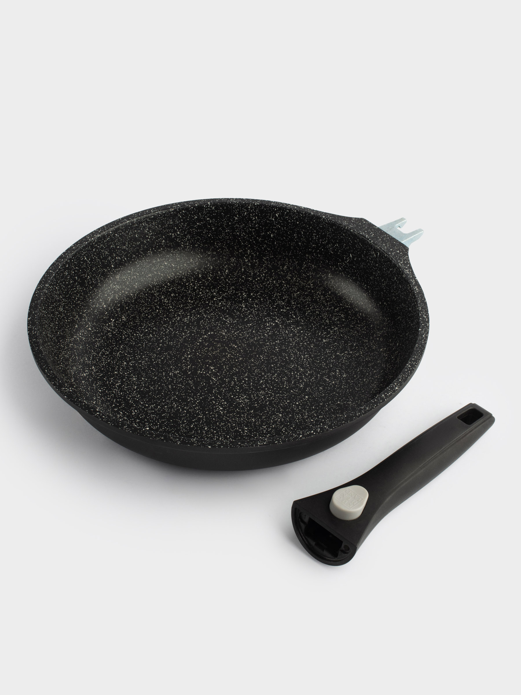 Frying pan, 28 cm, removable handle, coated, aluminum, Solution 2, image-11