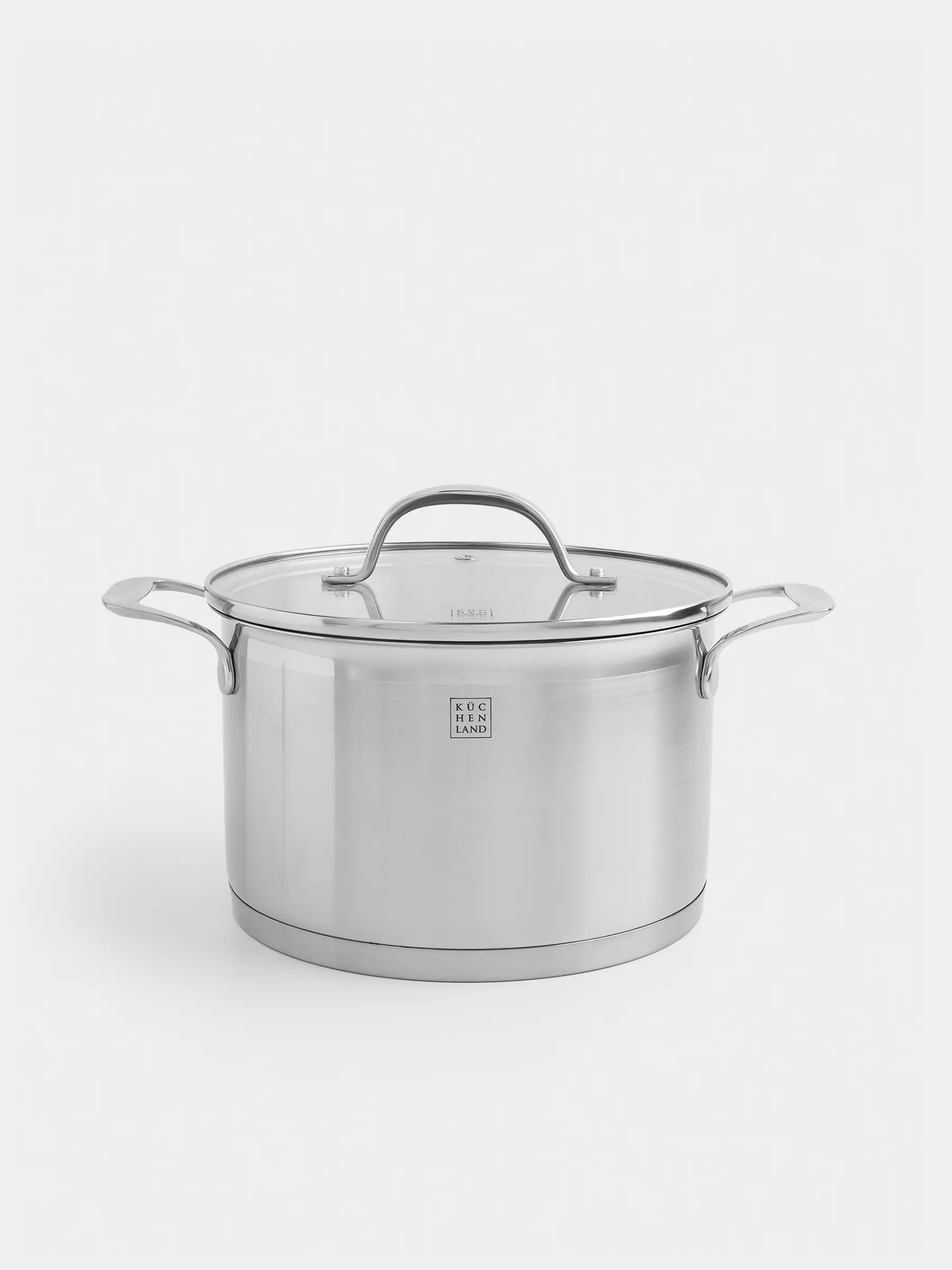 Pot with Lid, 20 cm, 3,8 l, Silver Stone