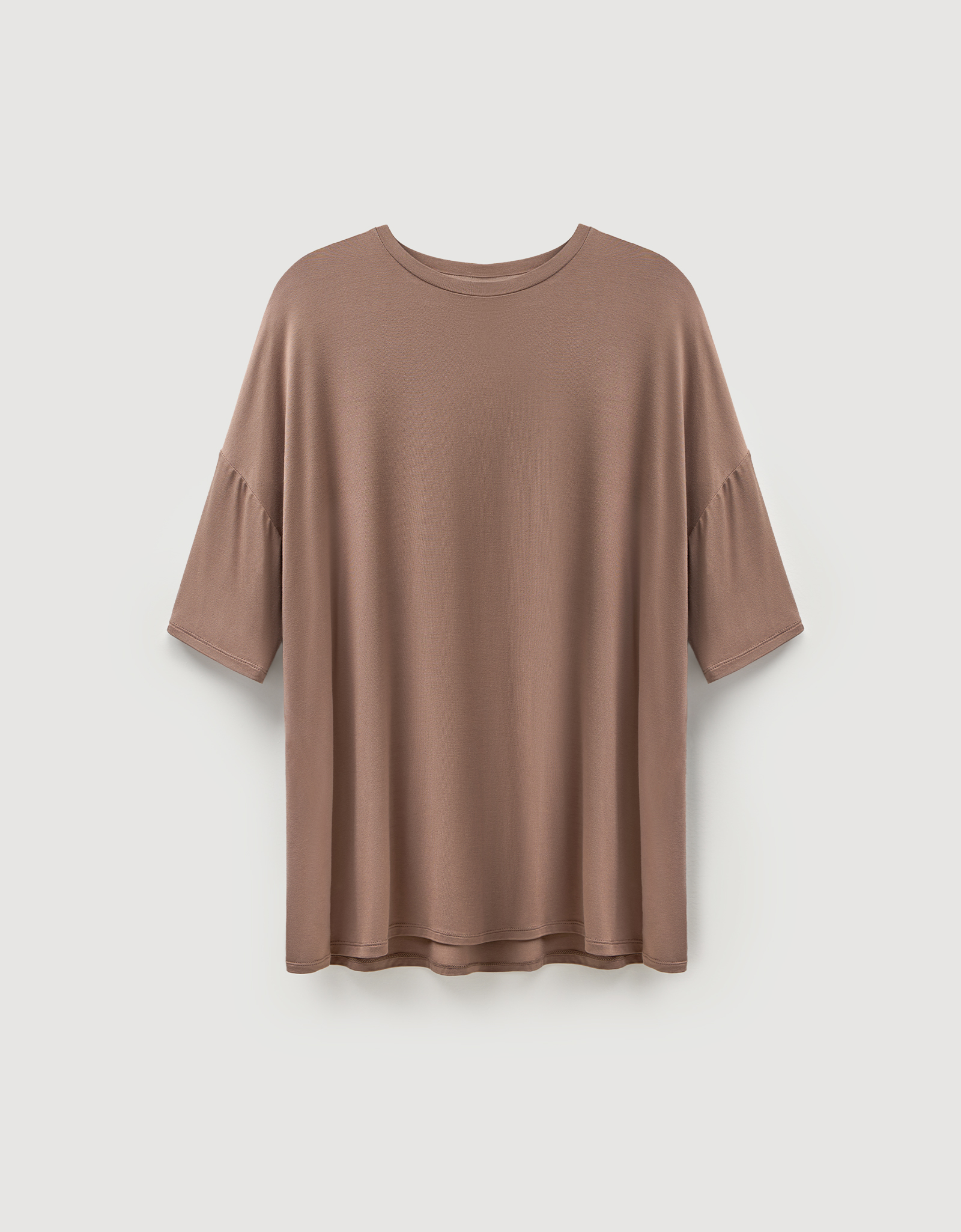 Women's T-shirt, size S, bamboo / elastane, green, Elodie, image-7