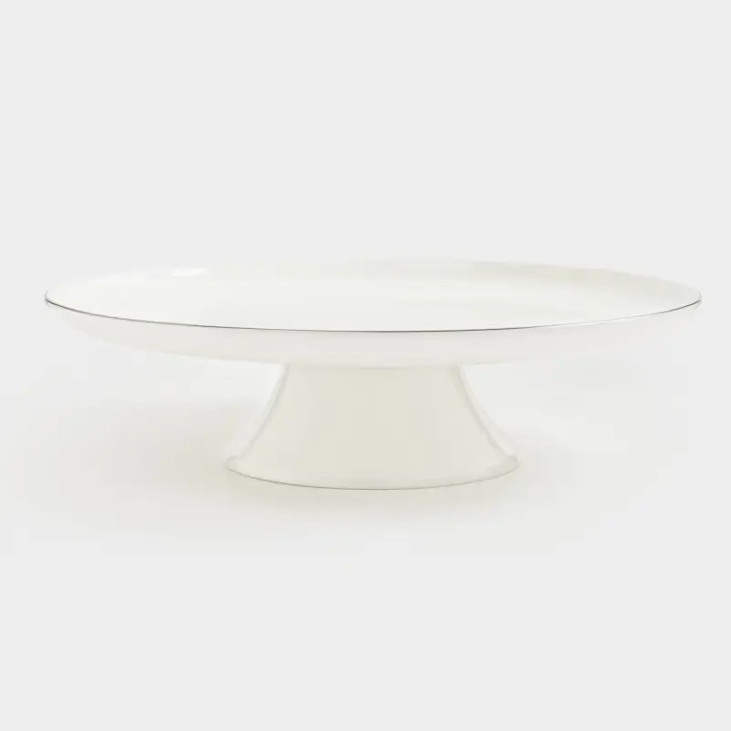 Dish on a leg, 27x7 cm, porcelain F, Antarctica