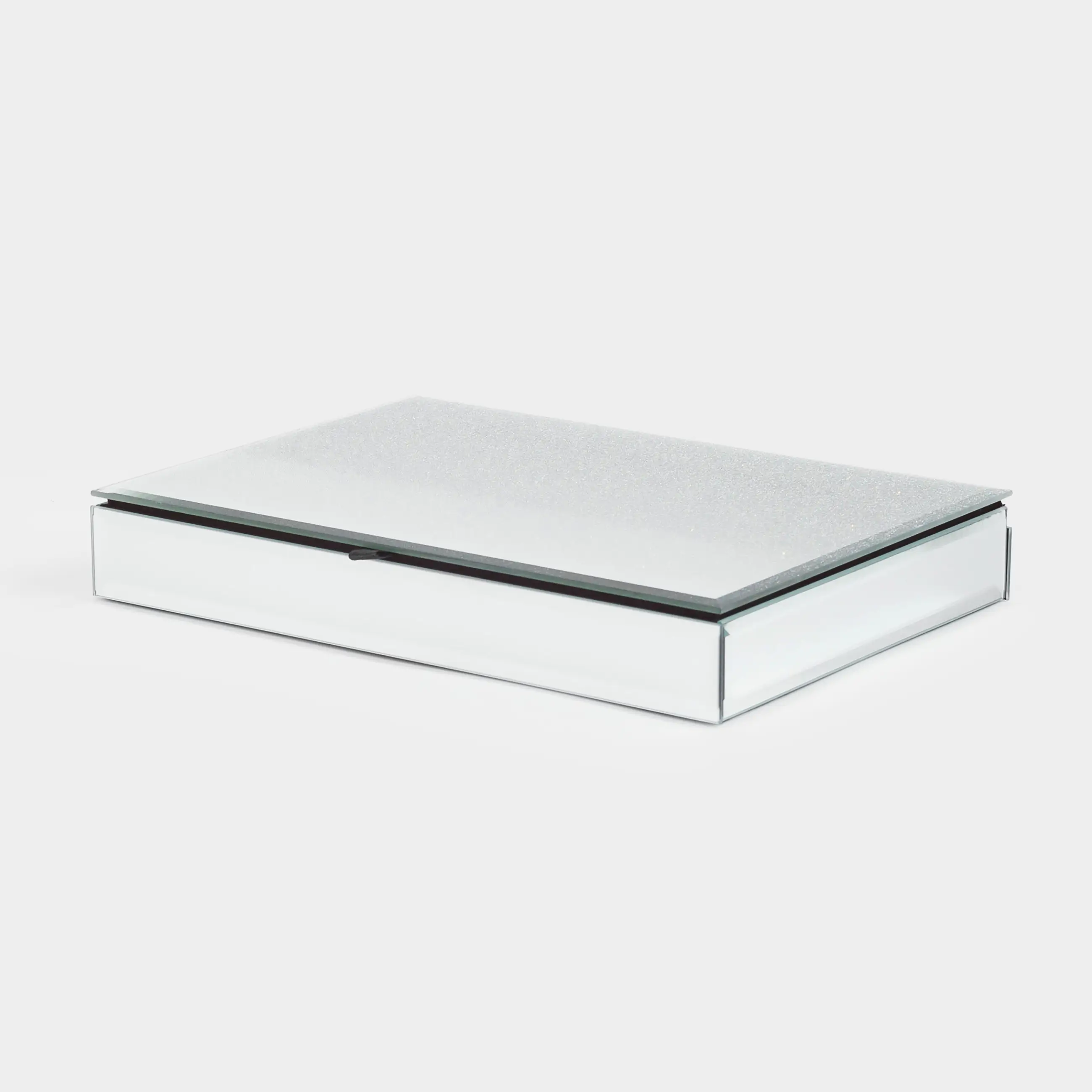 Jewelry box, 25x18 cm, glass, mirror, Actress