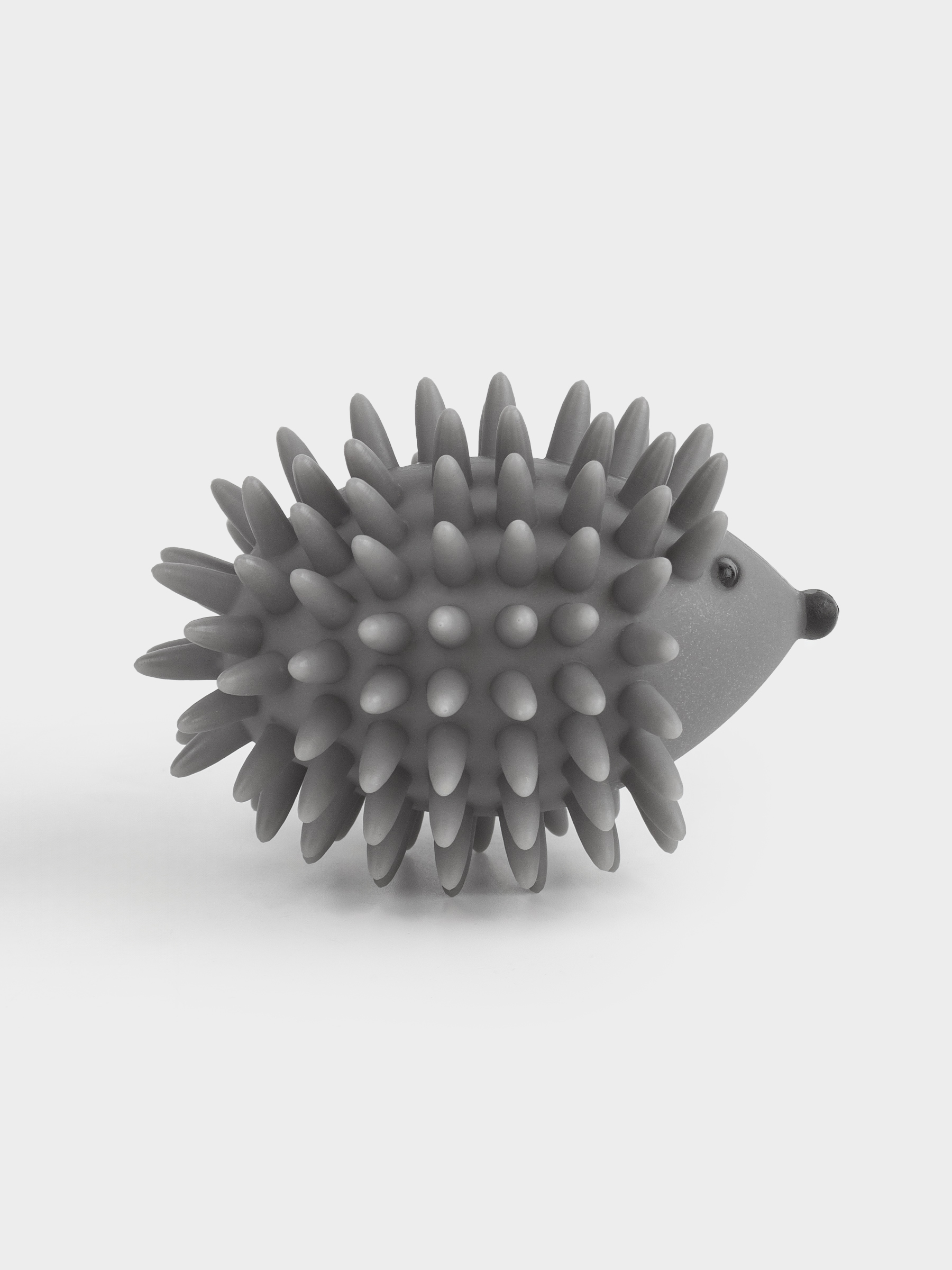 Washing ball, 9 cm, PVC, grey, Hedgehog, Washing ball, image-2