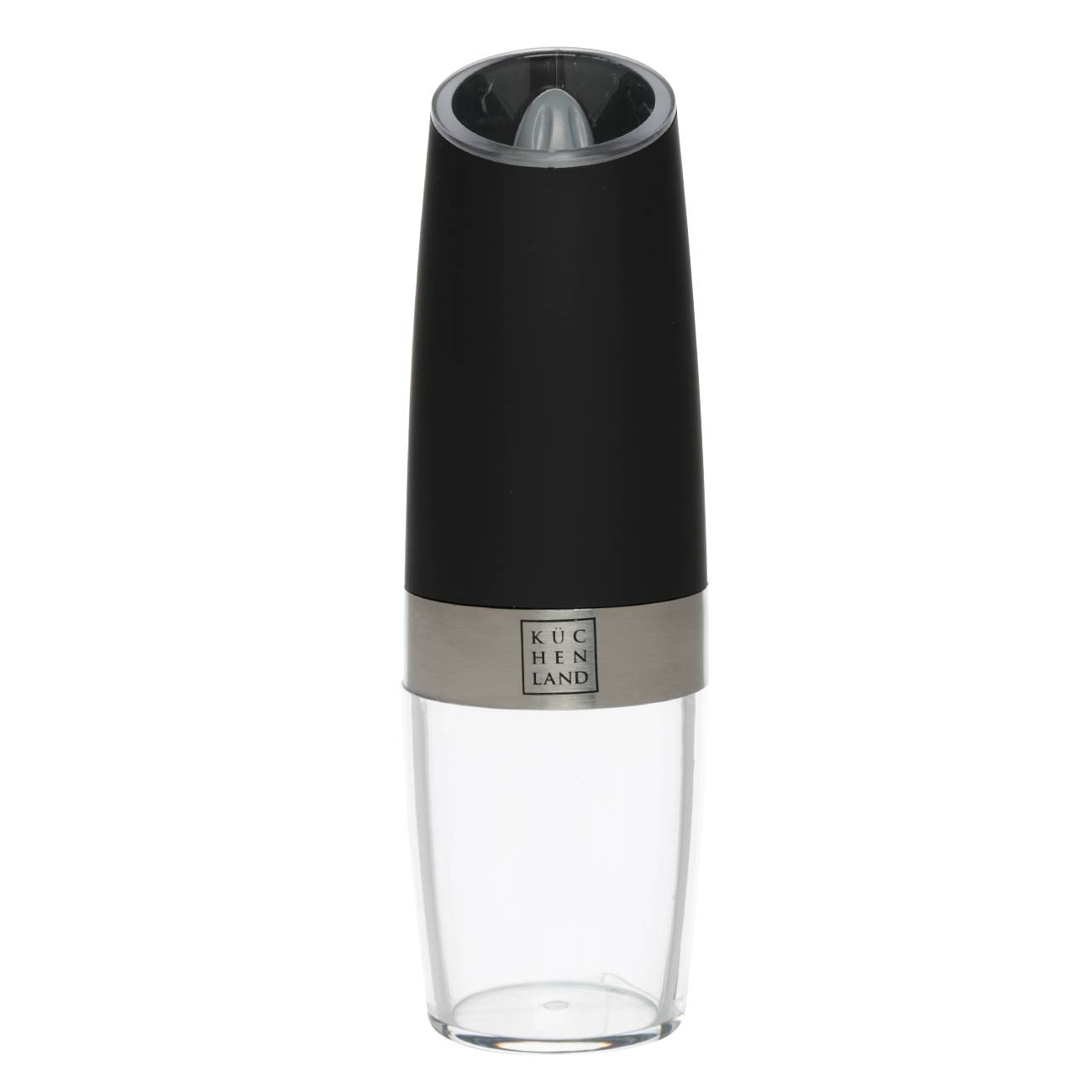 Spice mill, 20 cm, 2 pcs, Gravity, Plastic / Acrylic, LED W, Black / White, Spicy, image-4