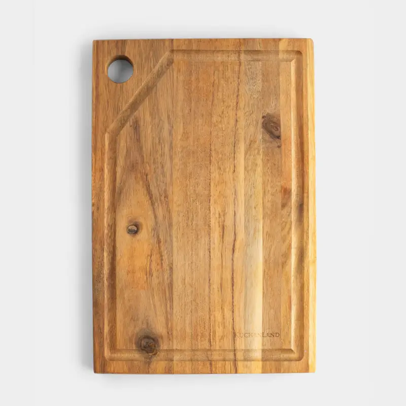 Cutting board, 33x25 cm, rectangular, wood, Noble tree ,image-0
